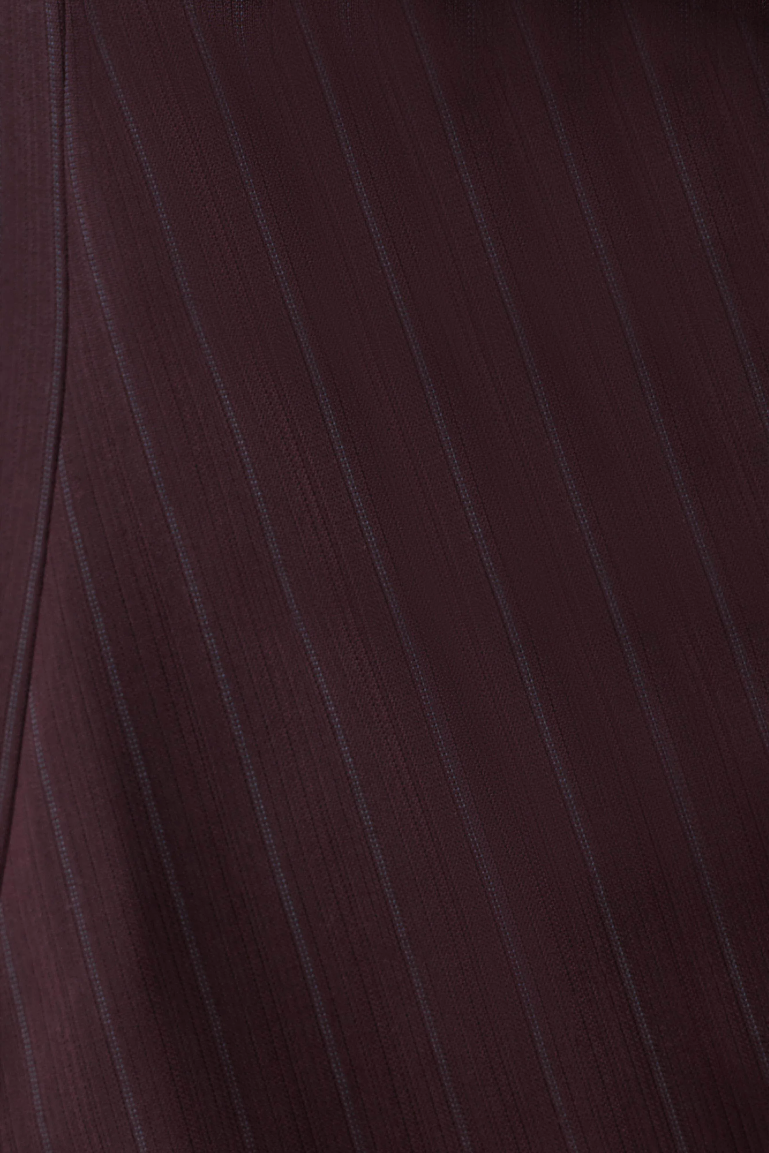 Agatha Square Neck Blazer - Plum Pinstripe - Image 12