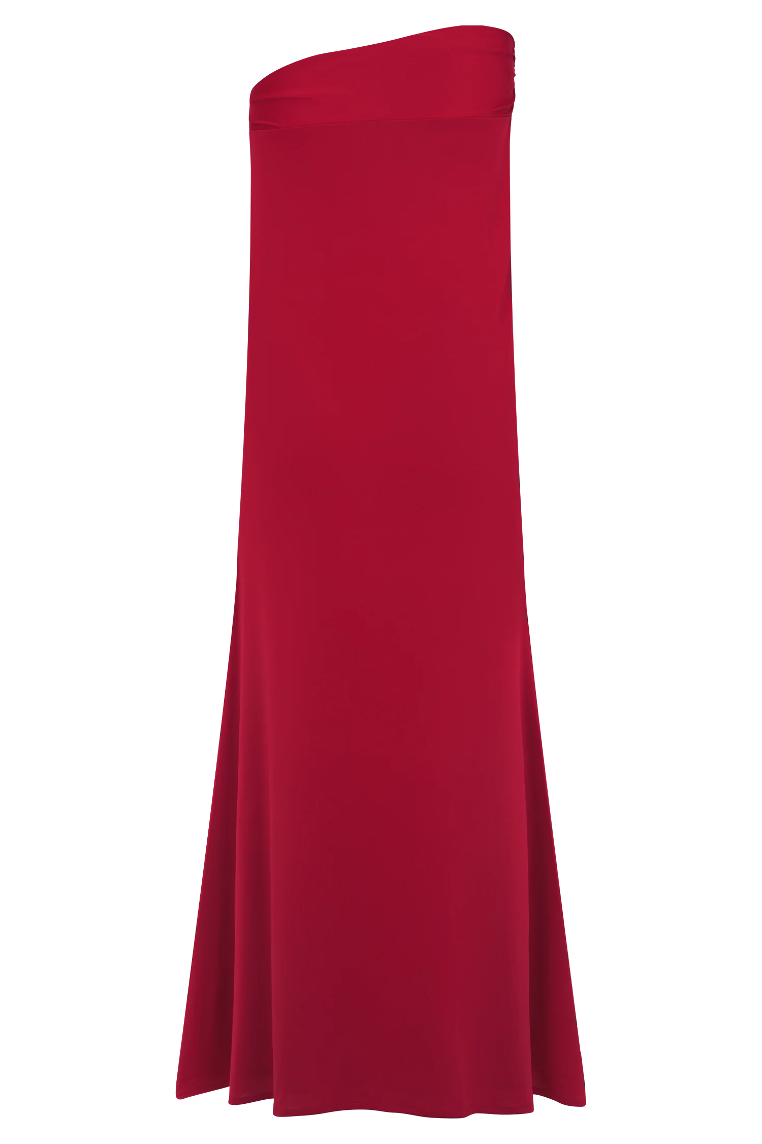 Ainsley Asymmetrical Maxi Skirt With Floral Hardware - Fuchsia Pink - Image 9