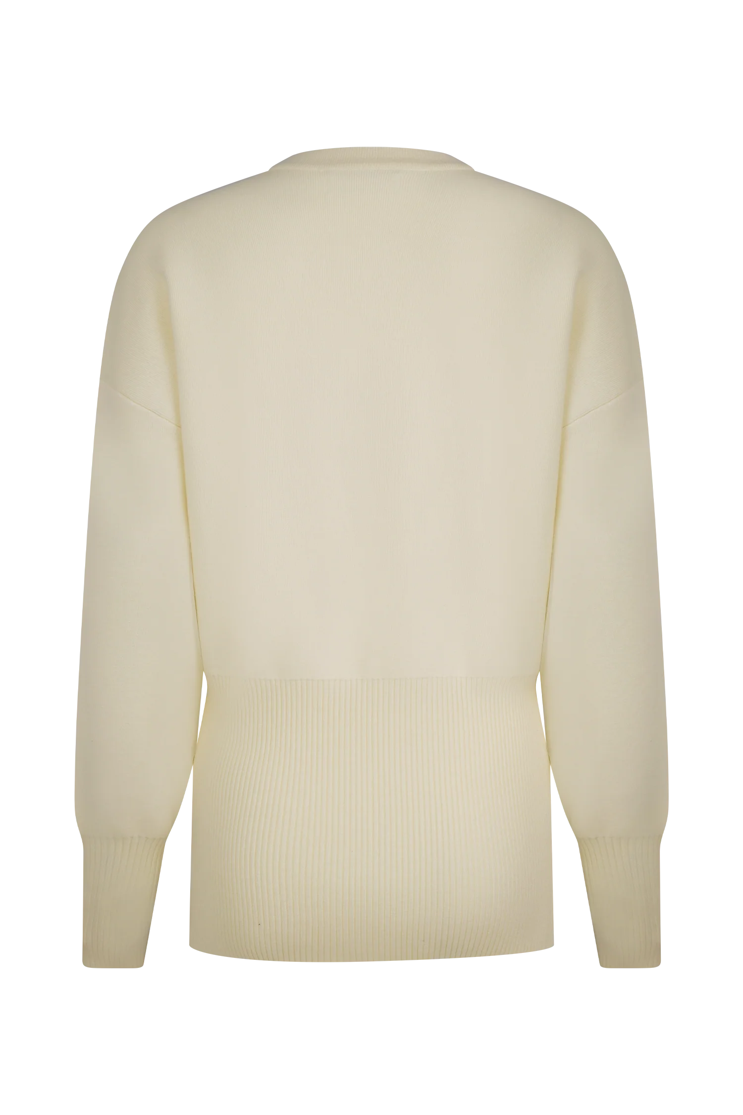 Alexia Buttoned Oversized Cardigan - Ivory - Image 8