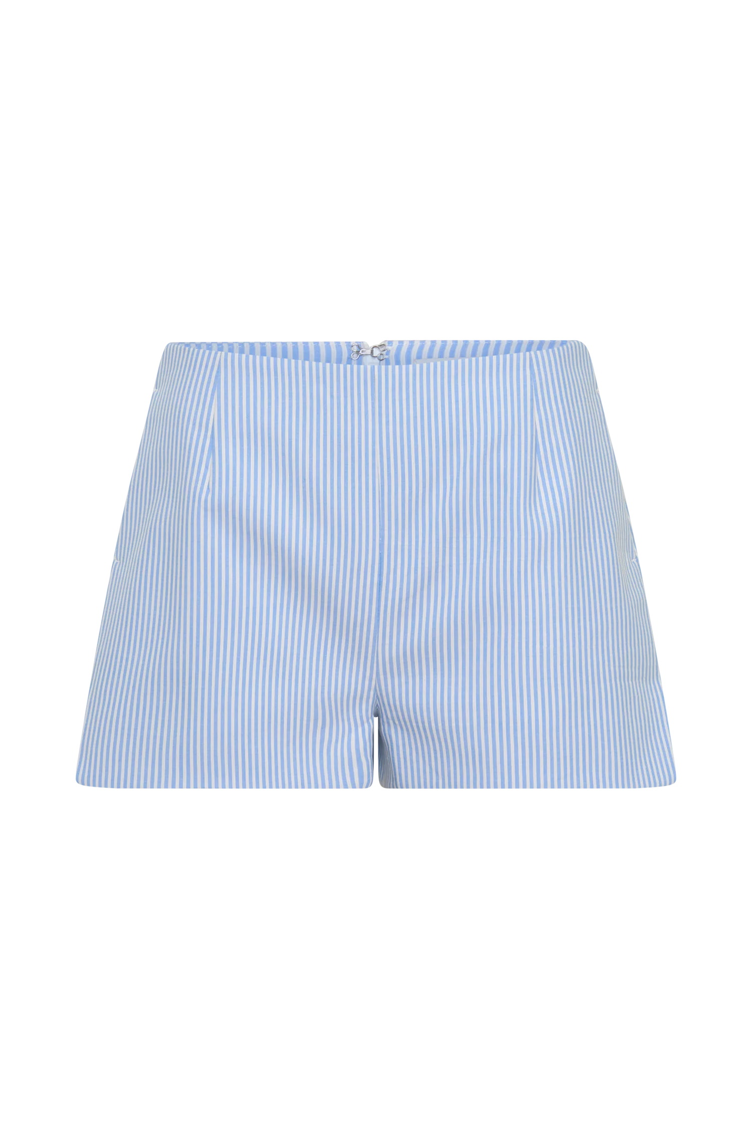 Allison Cotton Short - Blue Pinstripe - Image 9
