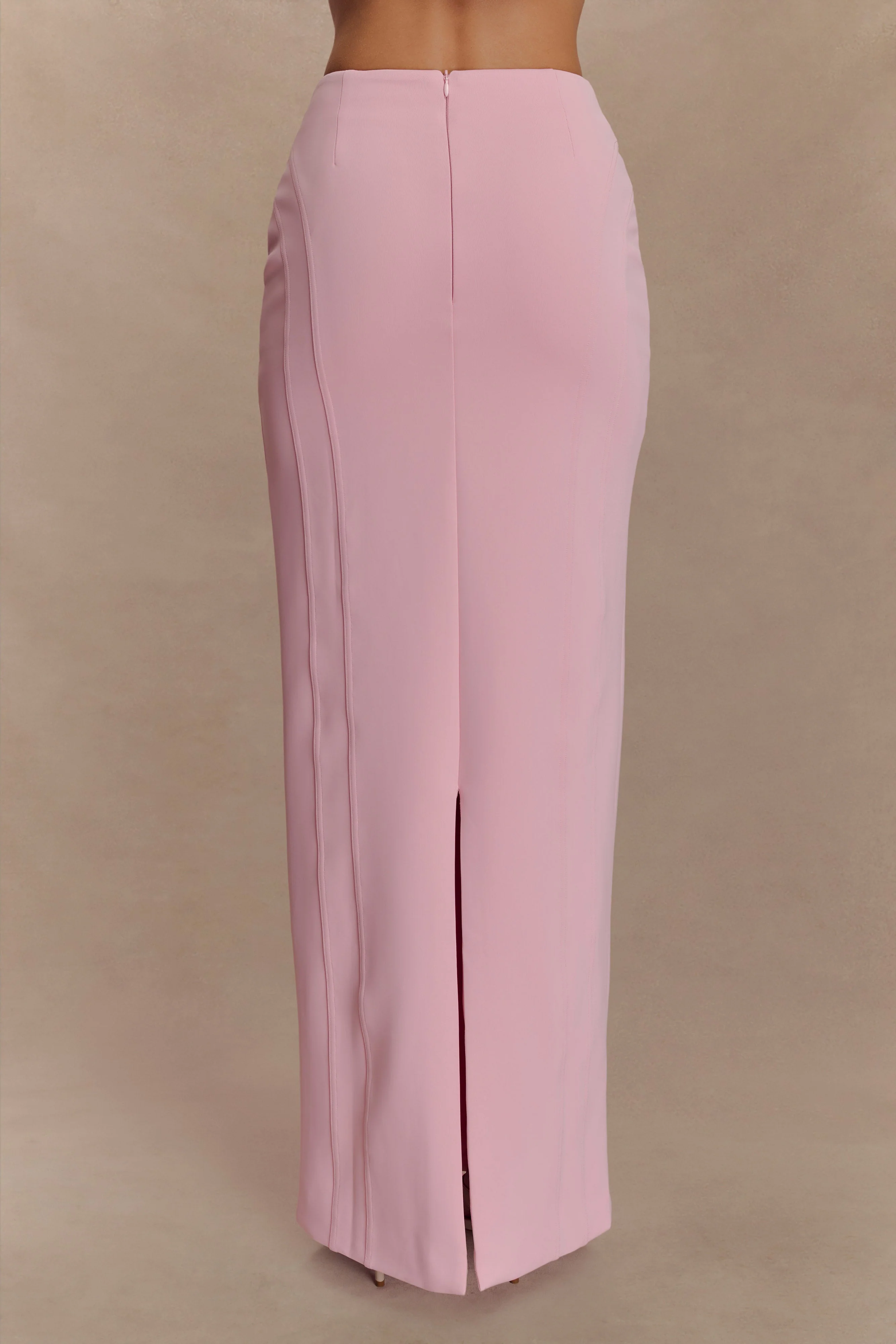 Alma High Waist Maxi Skirt - Candy Pink - Image 3