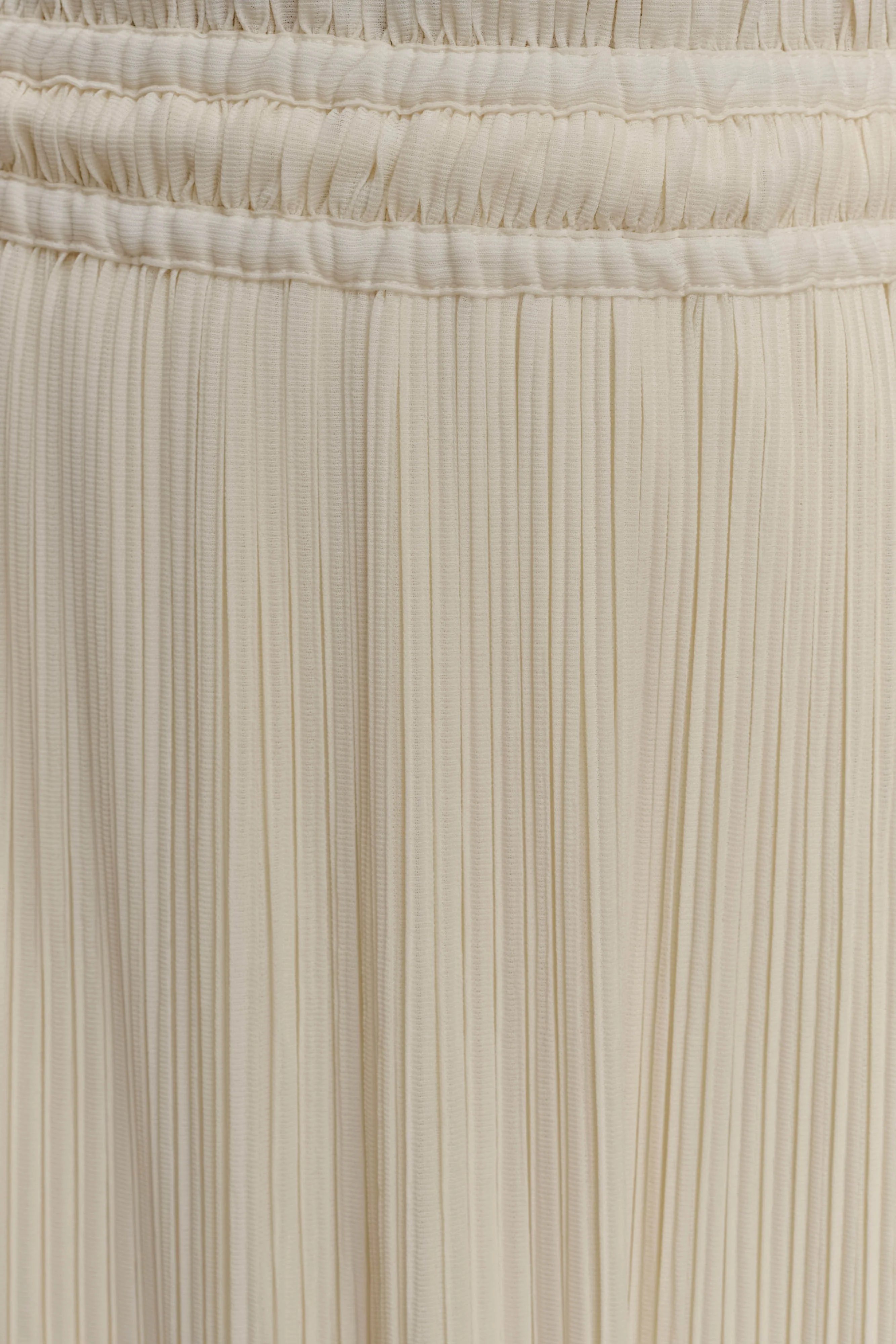 Amaris Gathered Plisse Maxi Skirt - Lemon - Image 6