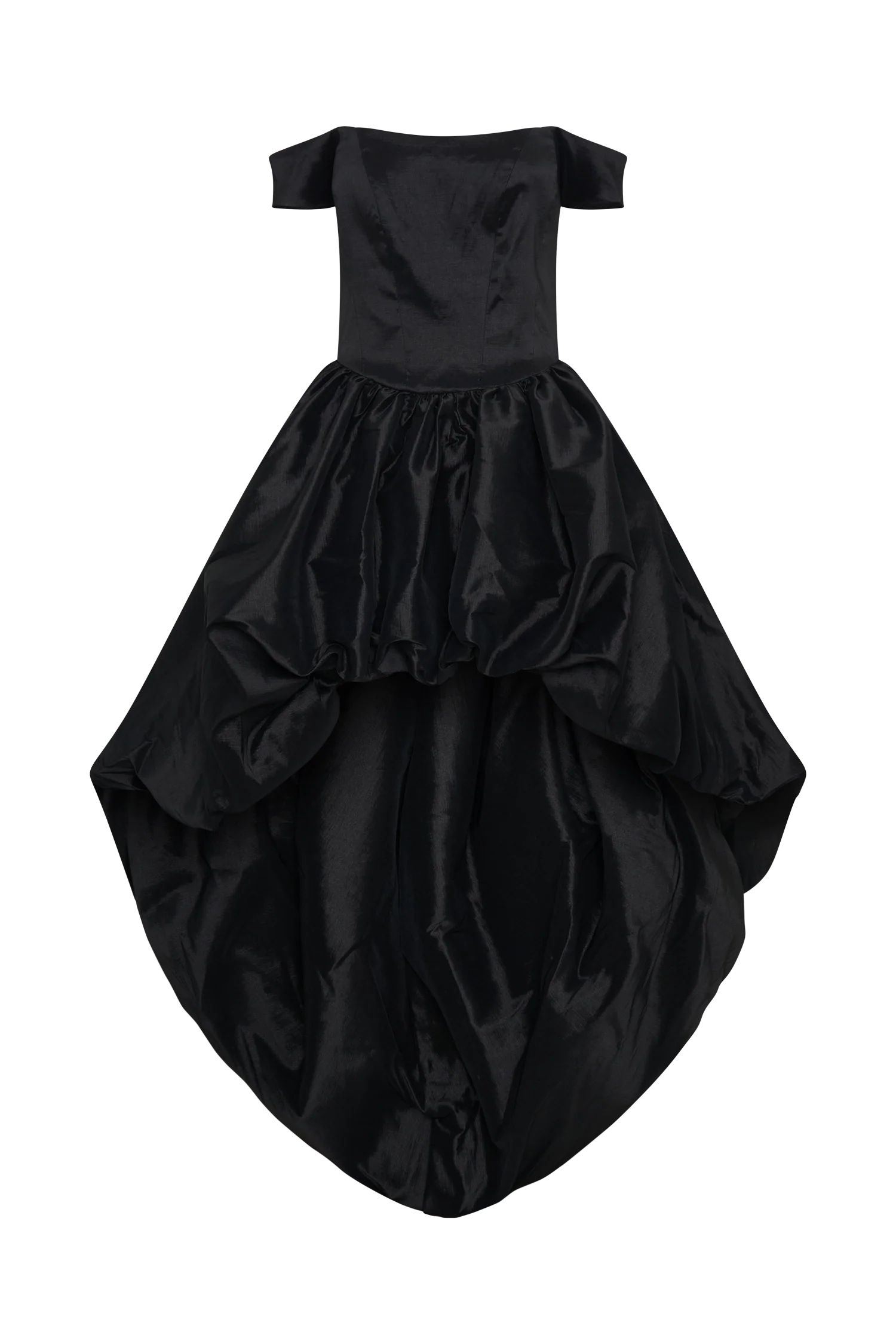 Amelia Bubble Maxi Dress - Black - Image 7