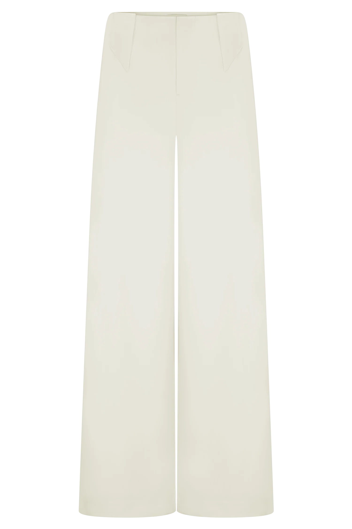 Arlo Wide Leg Suiting Trouser - Ivory - Image 11