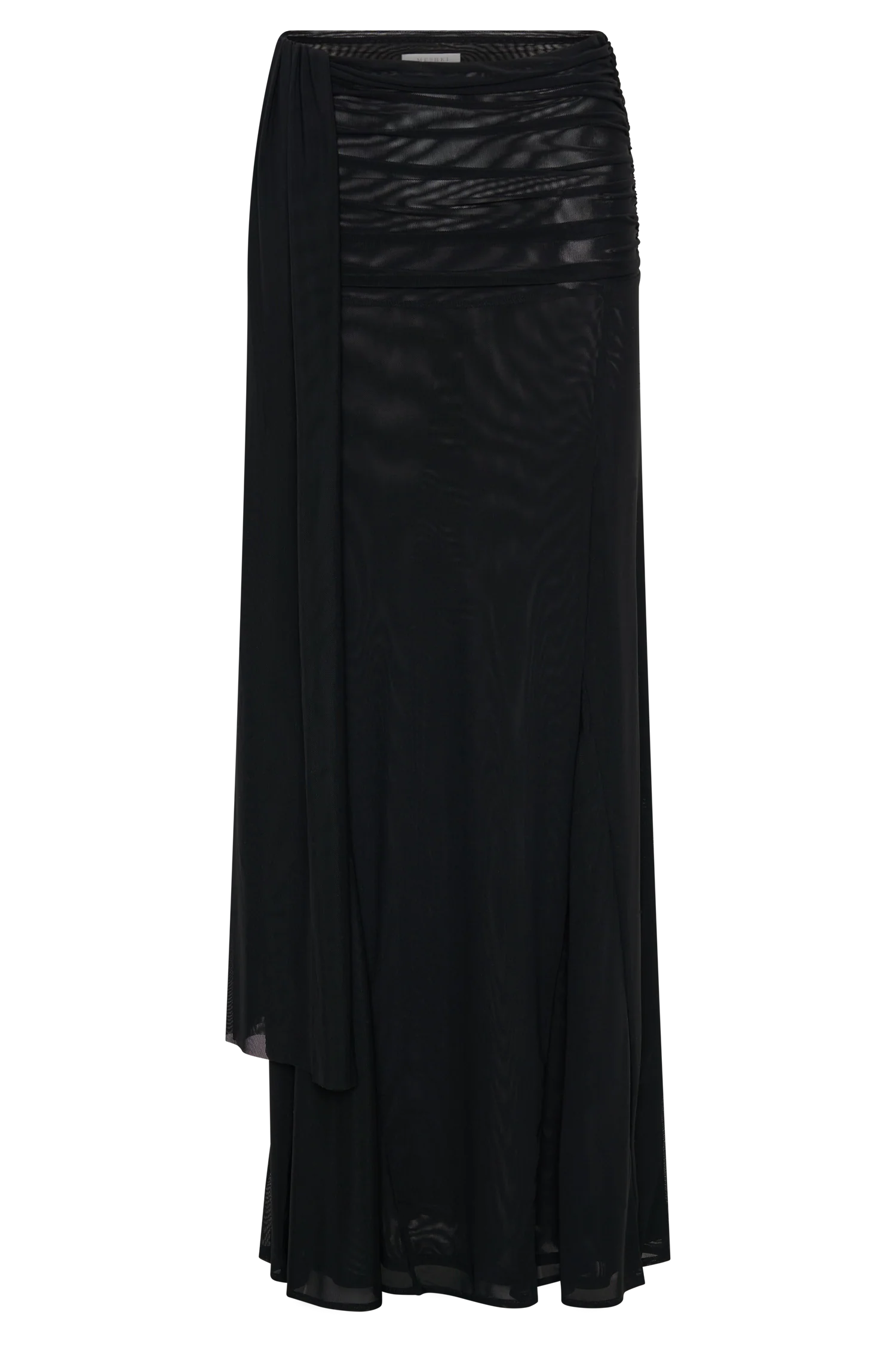 Arna Mesh Maxi Skirt - Black - Image 7