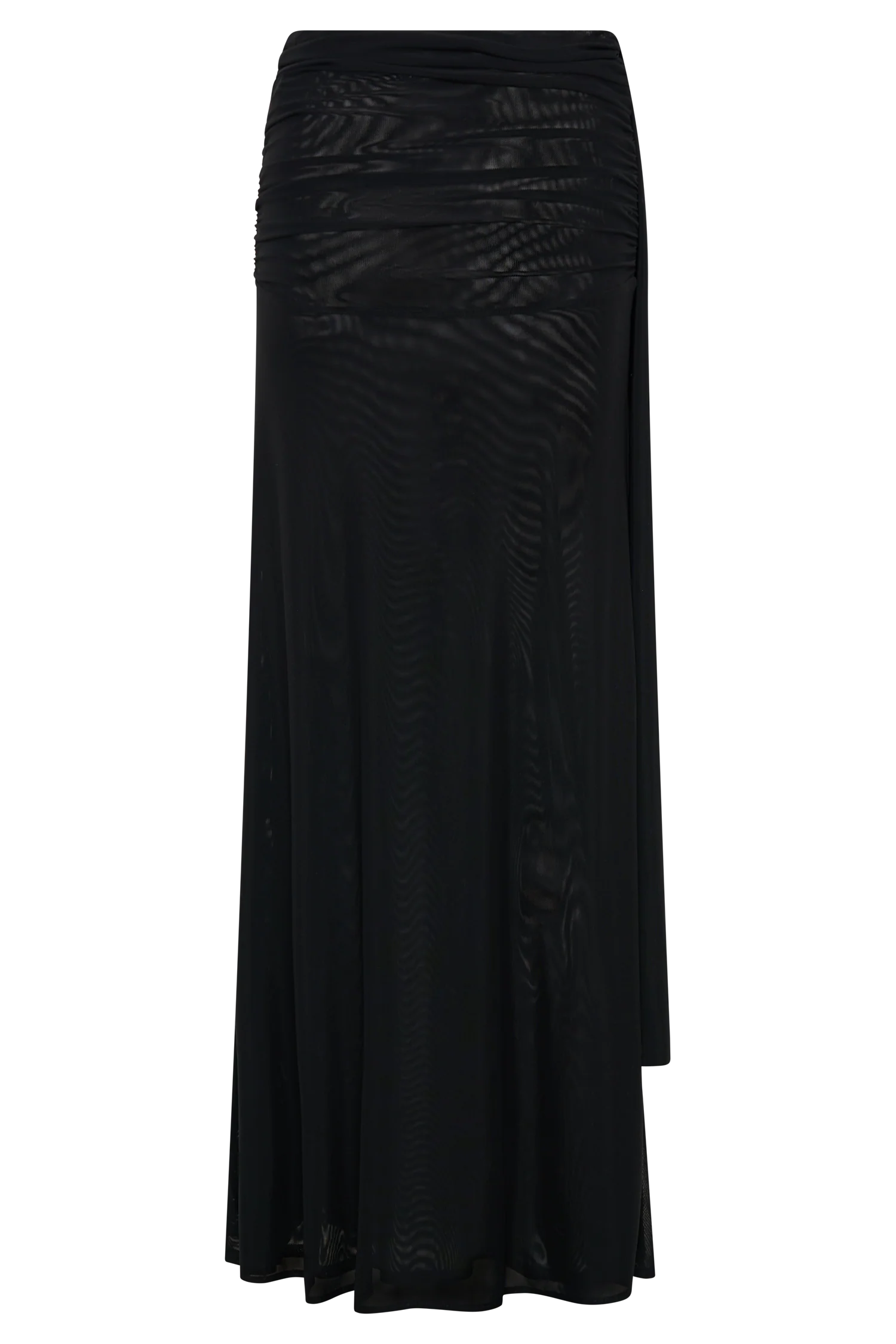 Arna Mesh Maxi Skirt - Black - Image 8