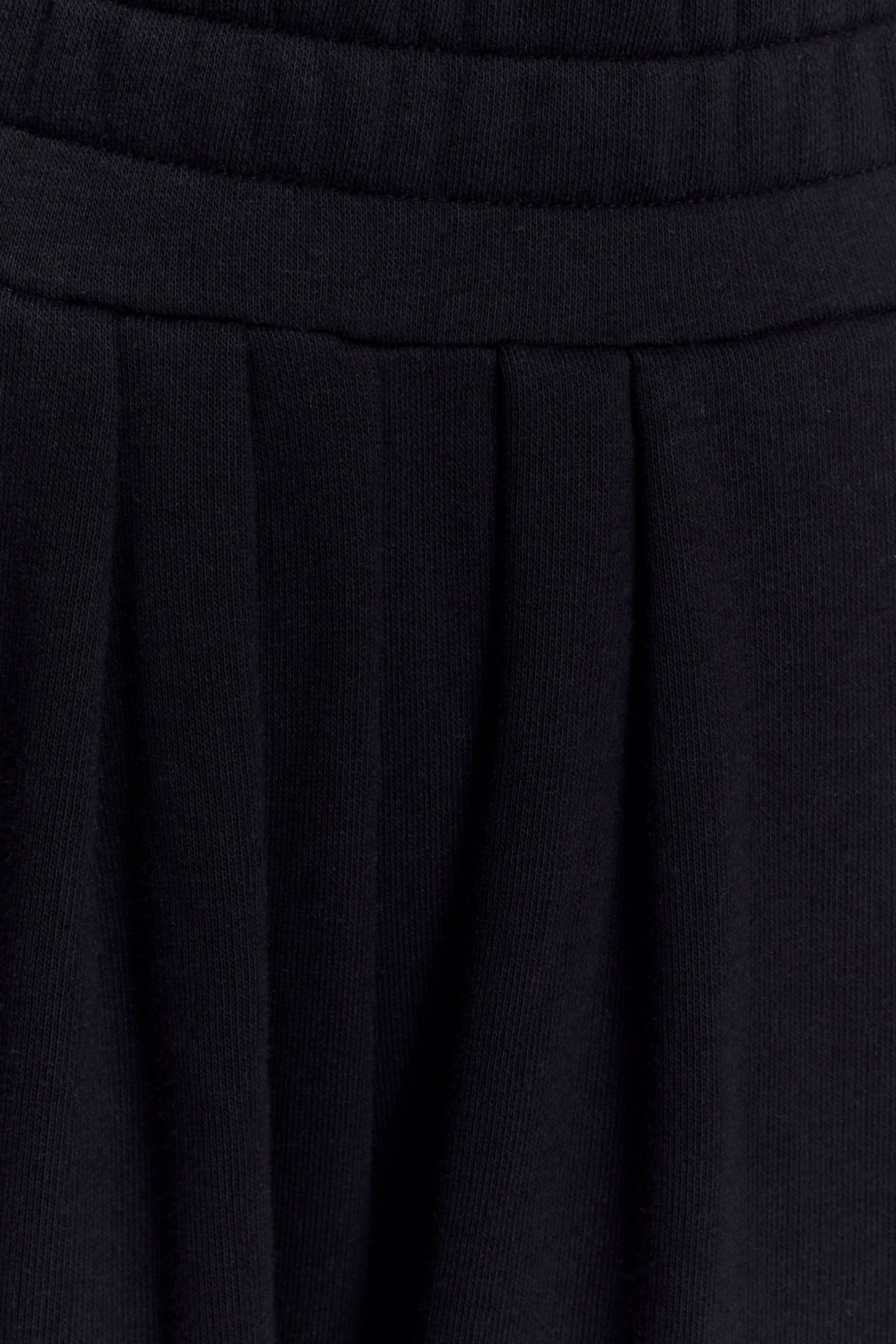 Aspen Gathered Wide Leg Jogger - Black - Image 5