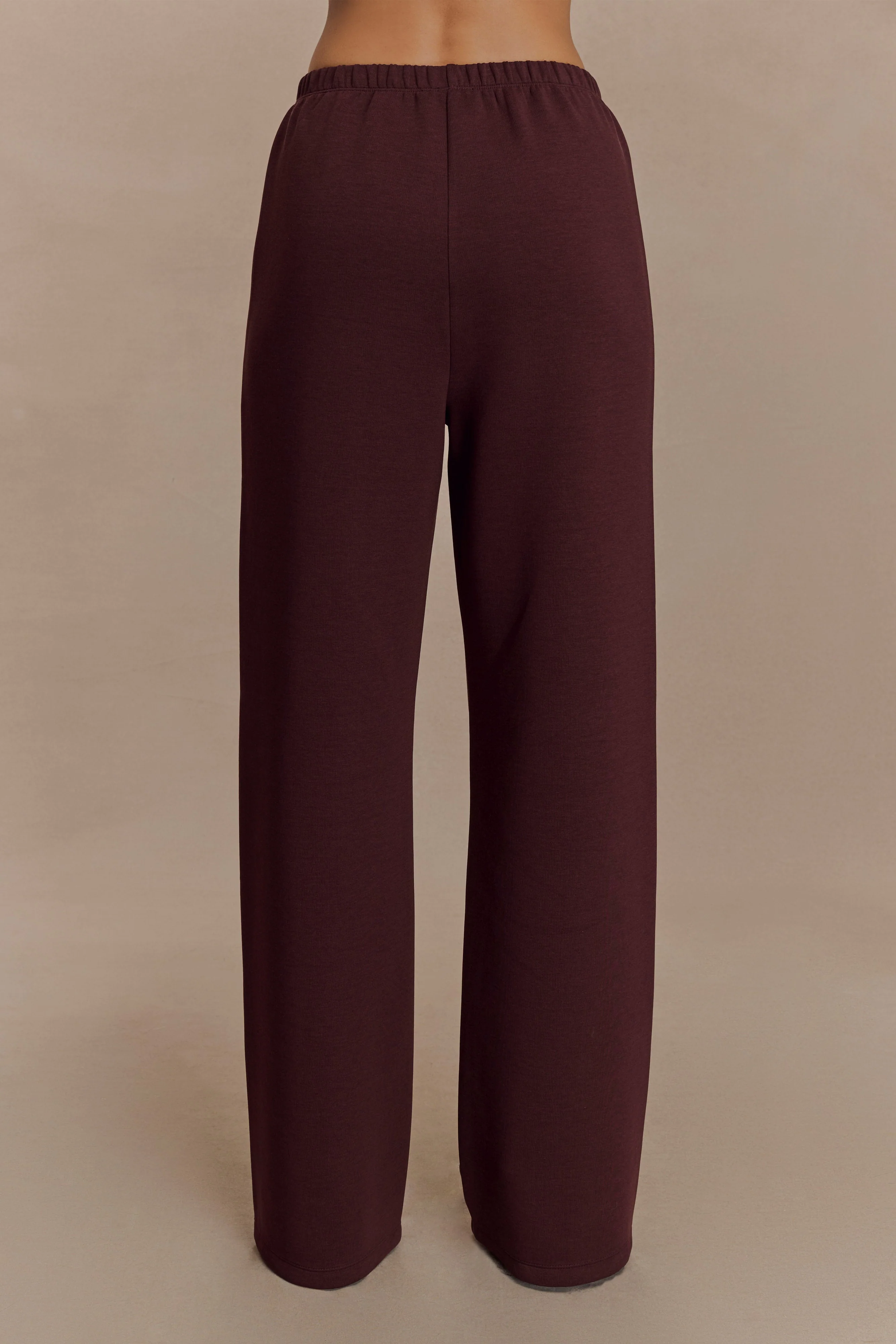 August Straight Leg Jogger - Chocolate - Image 2