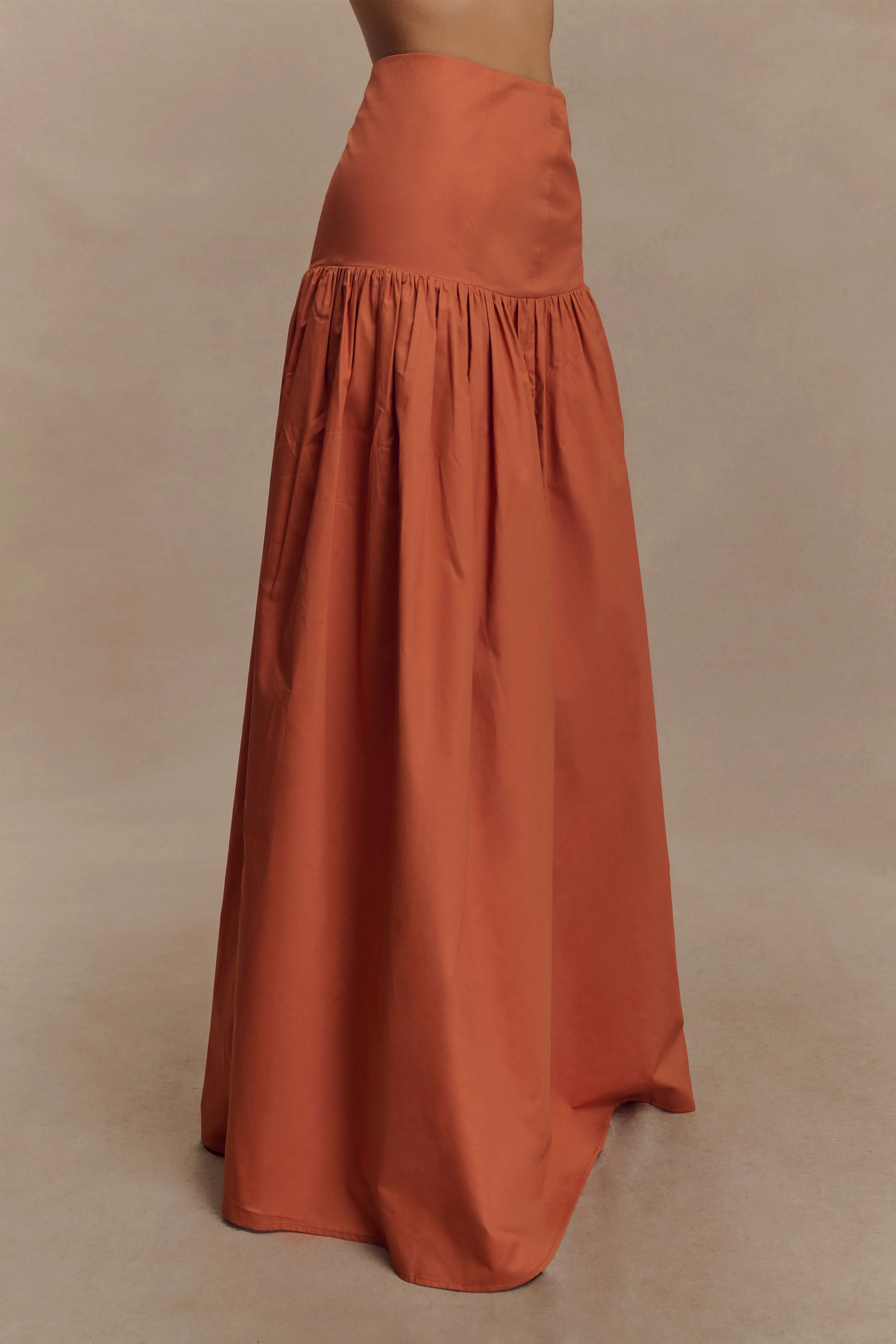 Autumn Maxi Skirt - Burnt Orange - Image 5