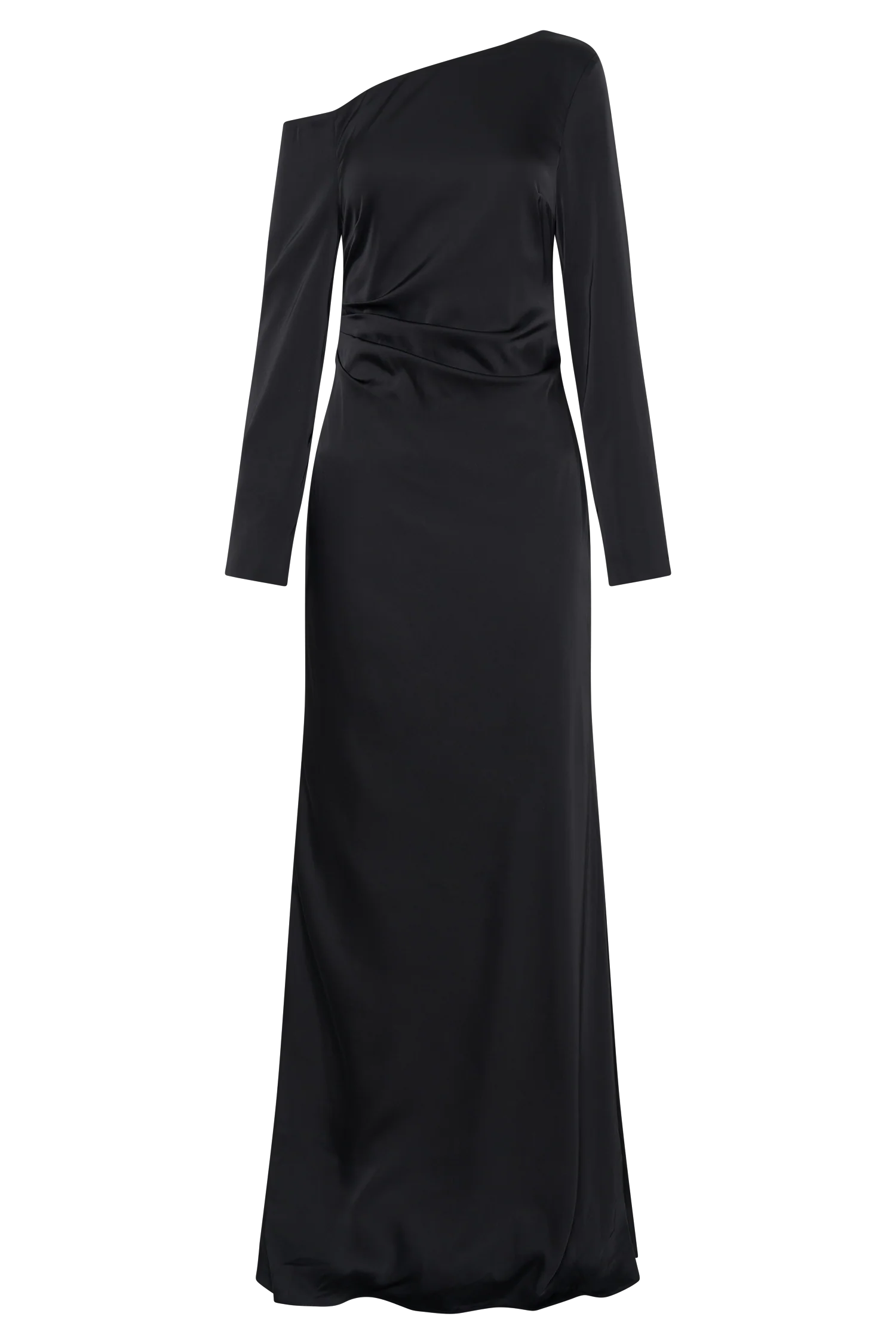 Avery Long Sleeve Maxi Dress - Black - Image 7