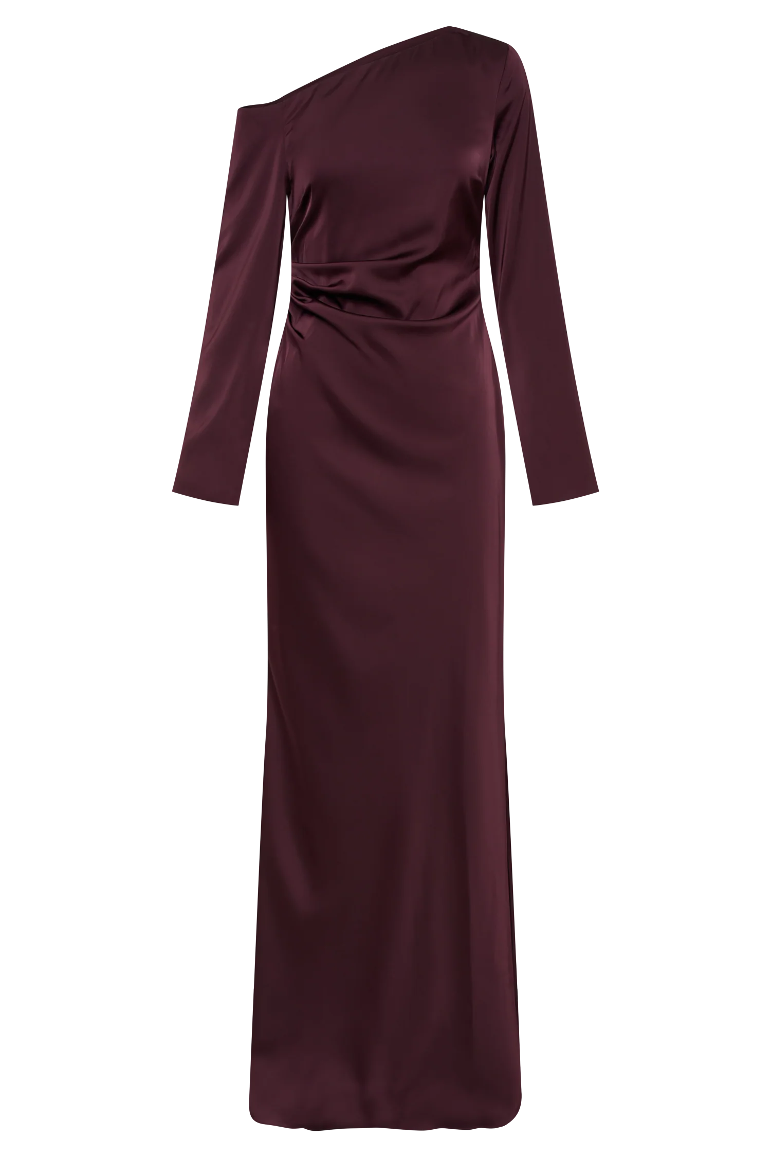 Avery Long Sleeve Maxi Dress - Plum - Image 7