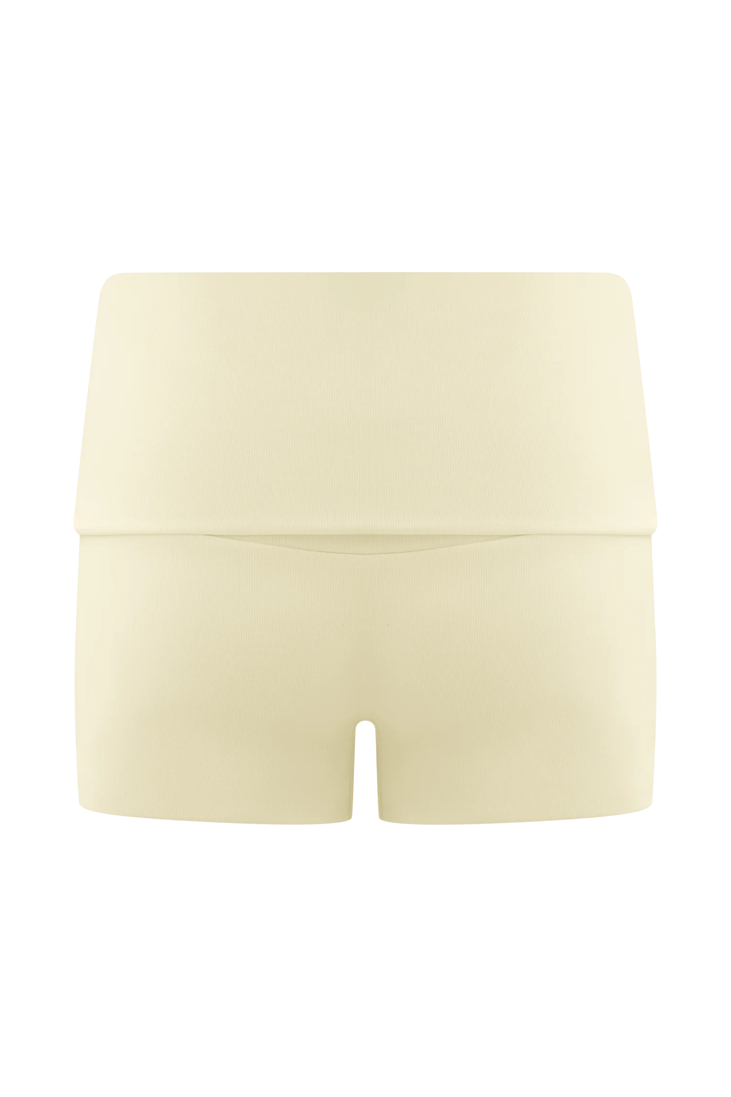 Birdie Fold Over Shorts - Ivory - Image 3