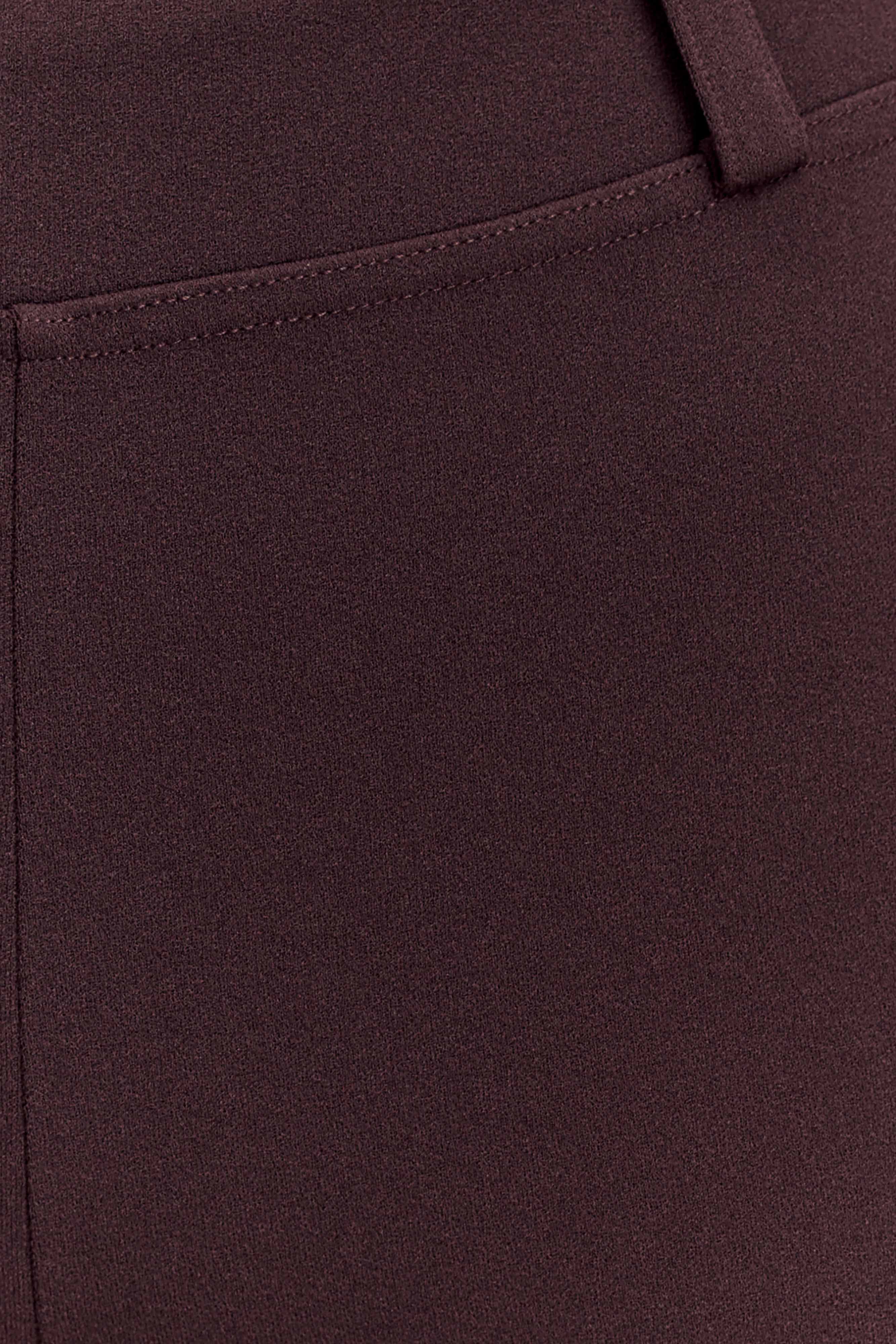 Blanca Stretch Crepe Capri Pants - Chocolate - Image 6