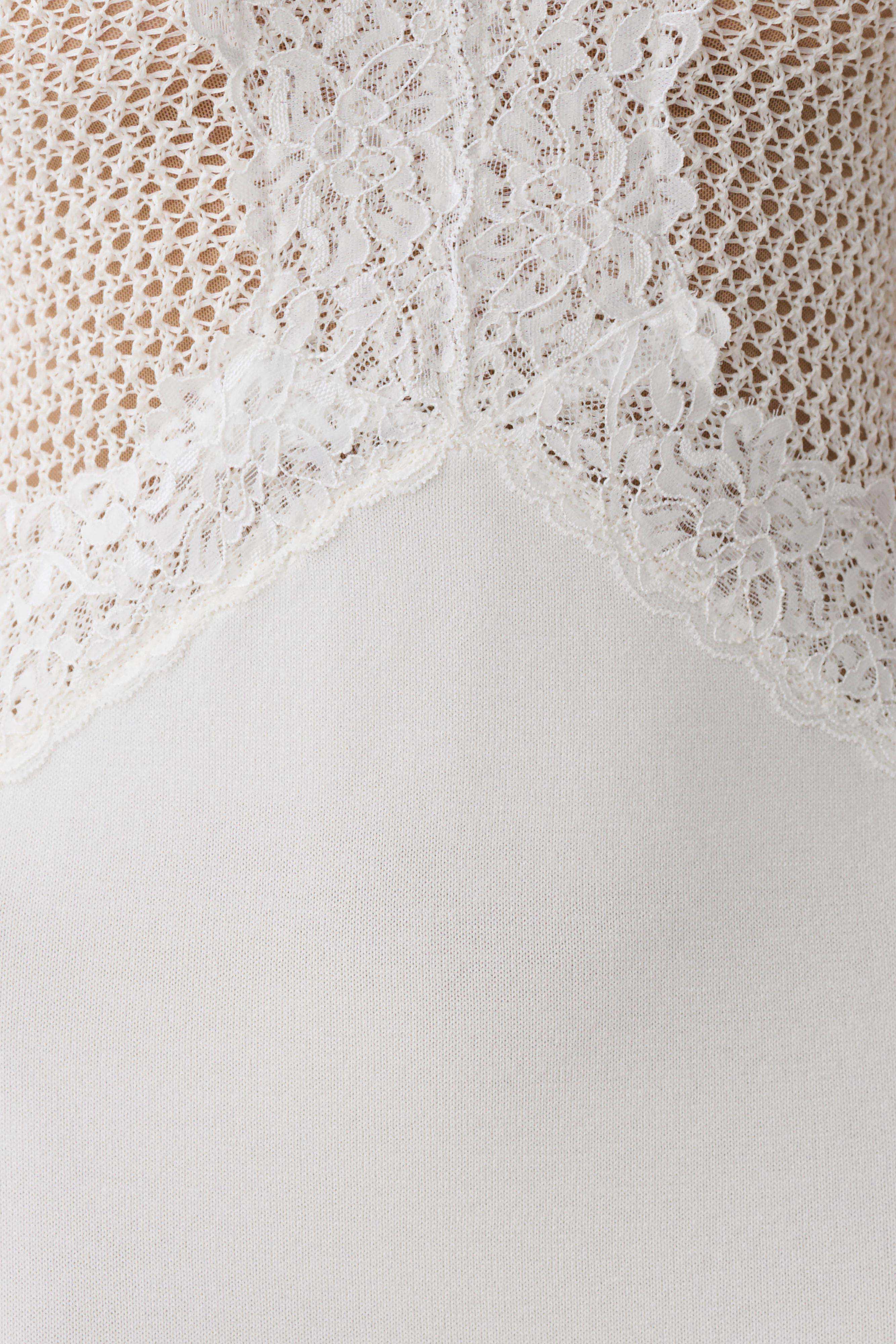 Bray Knit & Lace Maxi Dress - Ivory - Image 7