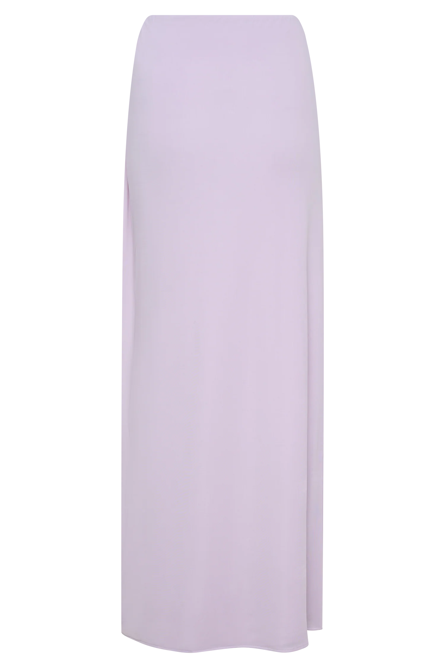 Bridget Slinky Maxi Skirt With Hardware - Dusty Lilac - Image 8