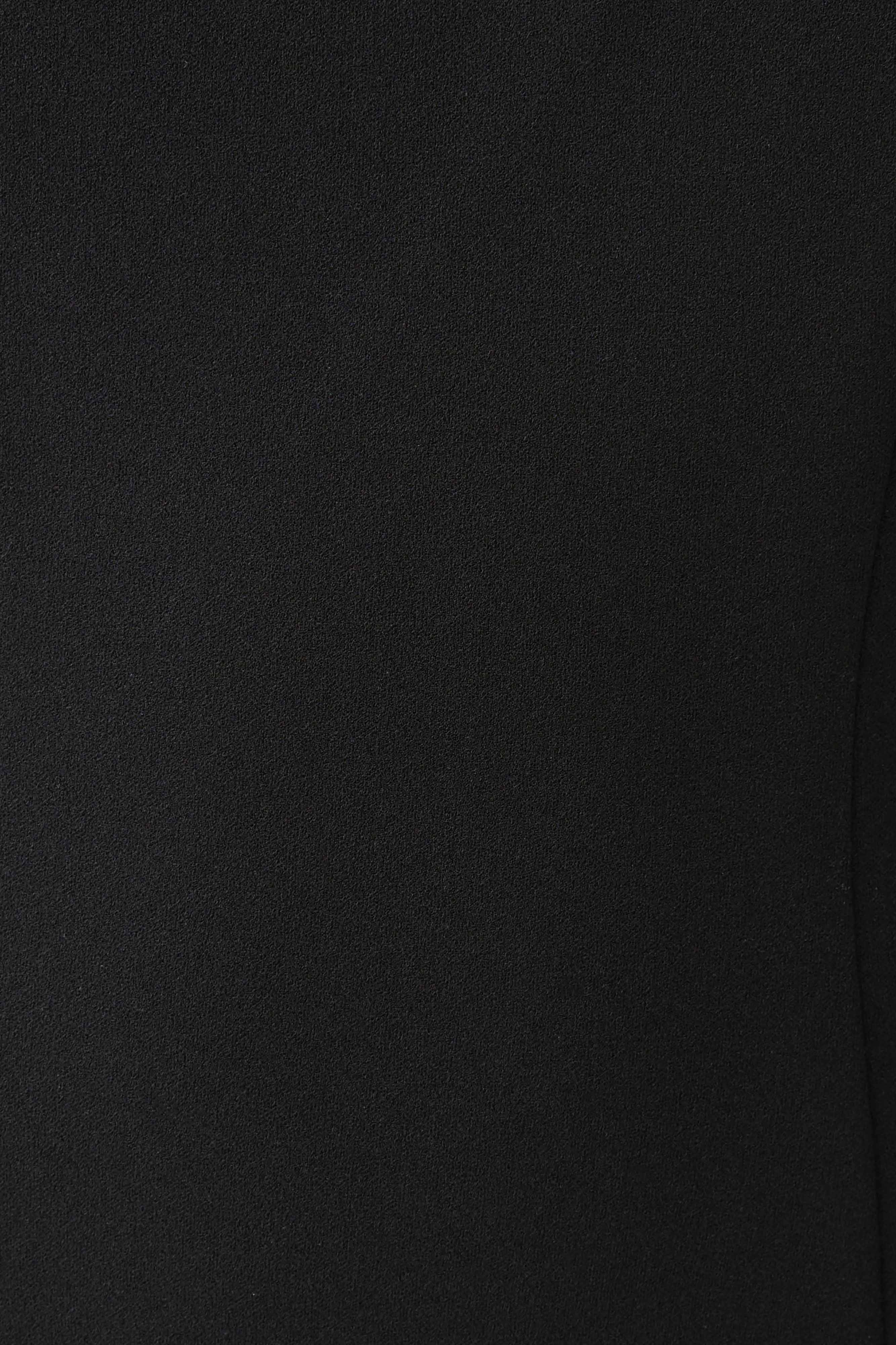 Briella V Neck Suiting Maxi Dress - Black - Image 6