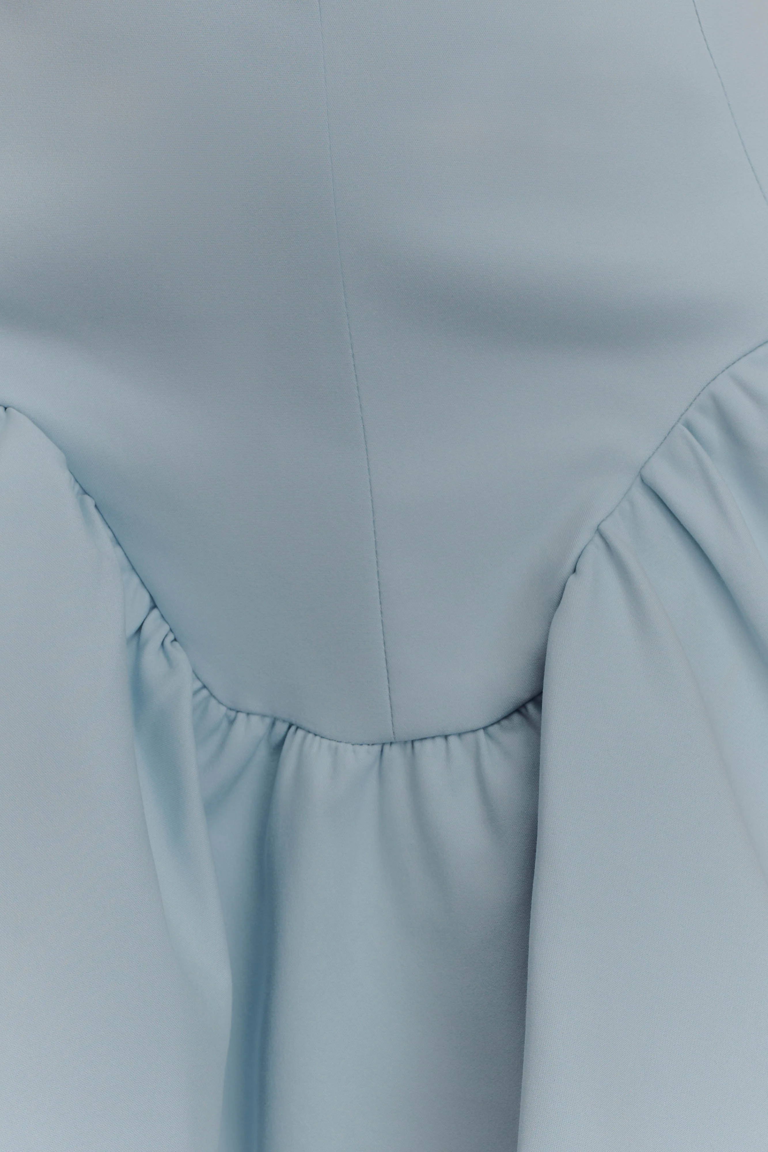 Calipso Halter Mini Dress - Cornflower Blue - Image 5