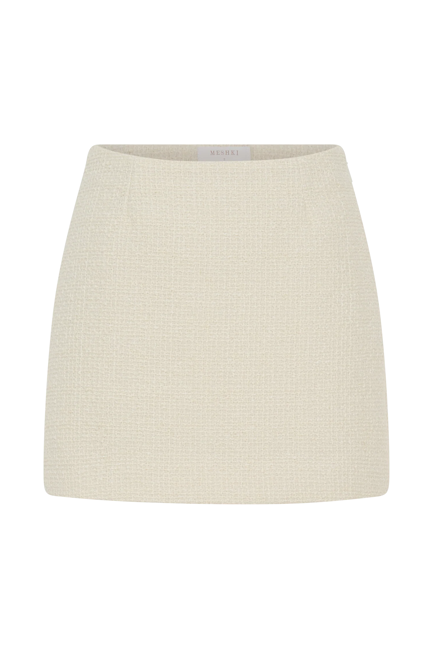 Camilla Boucle Mini Skirt - Ivory - Image 8