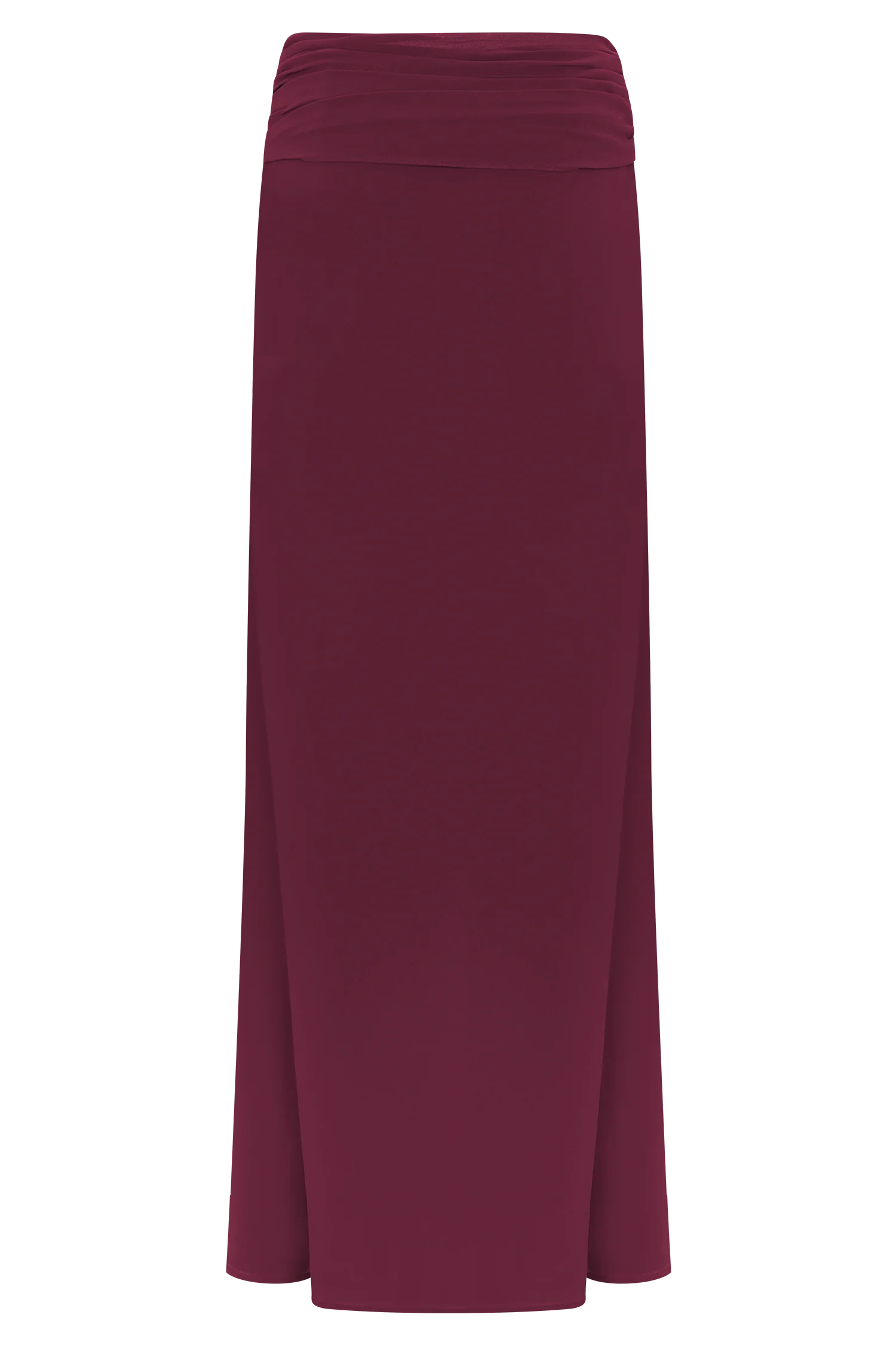 Celina Chiffon Overlay Maxi Skirt - Cherry Red - Image 11