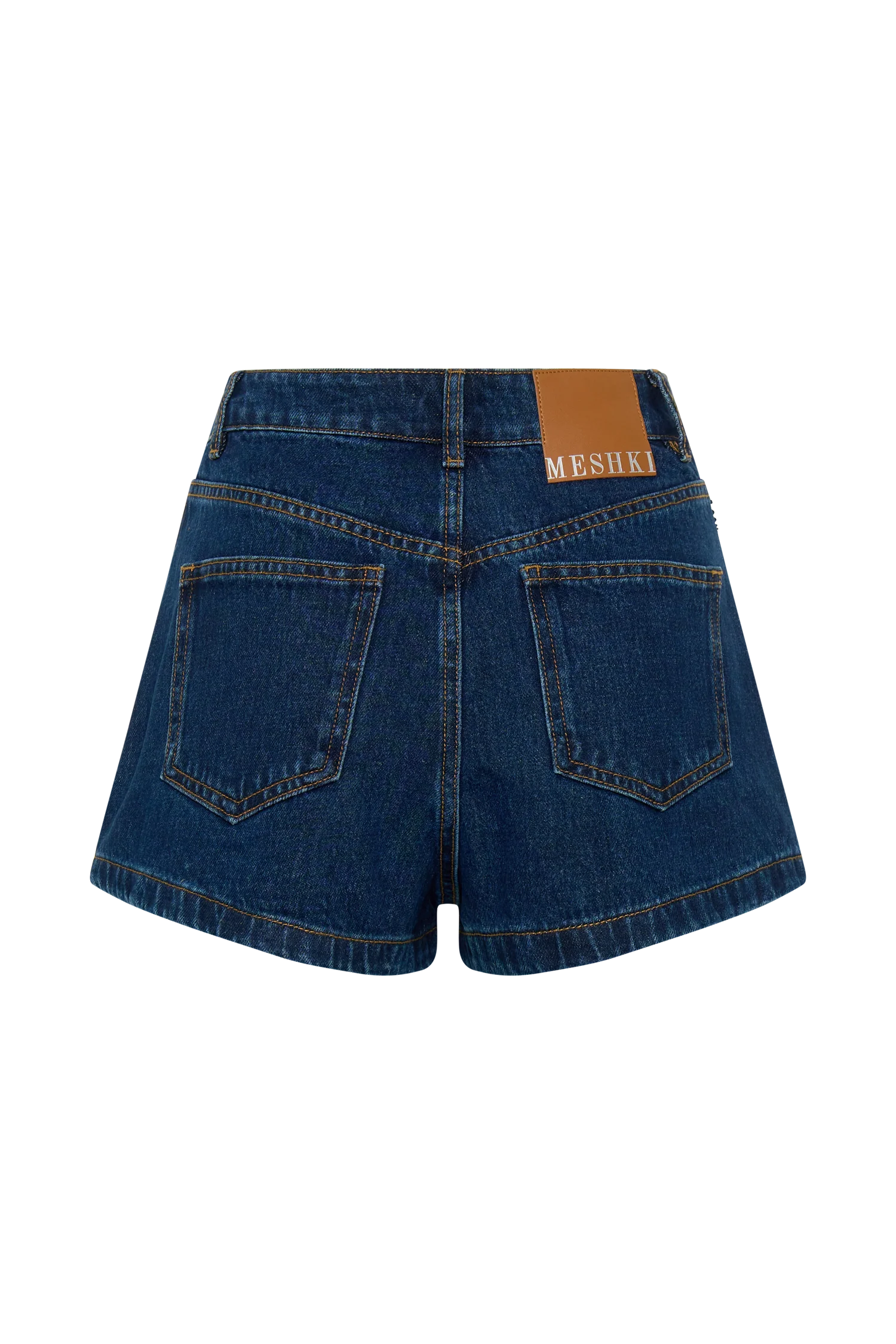 Dan Diamante Denim Shorts - Midnight Blue - Image 12