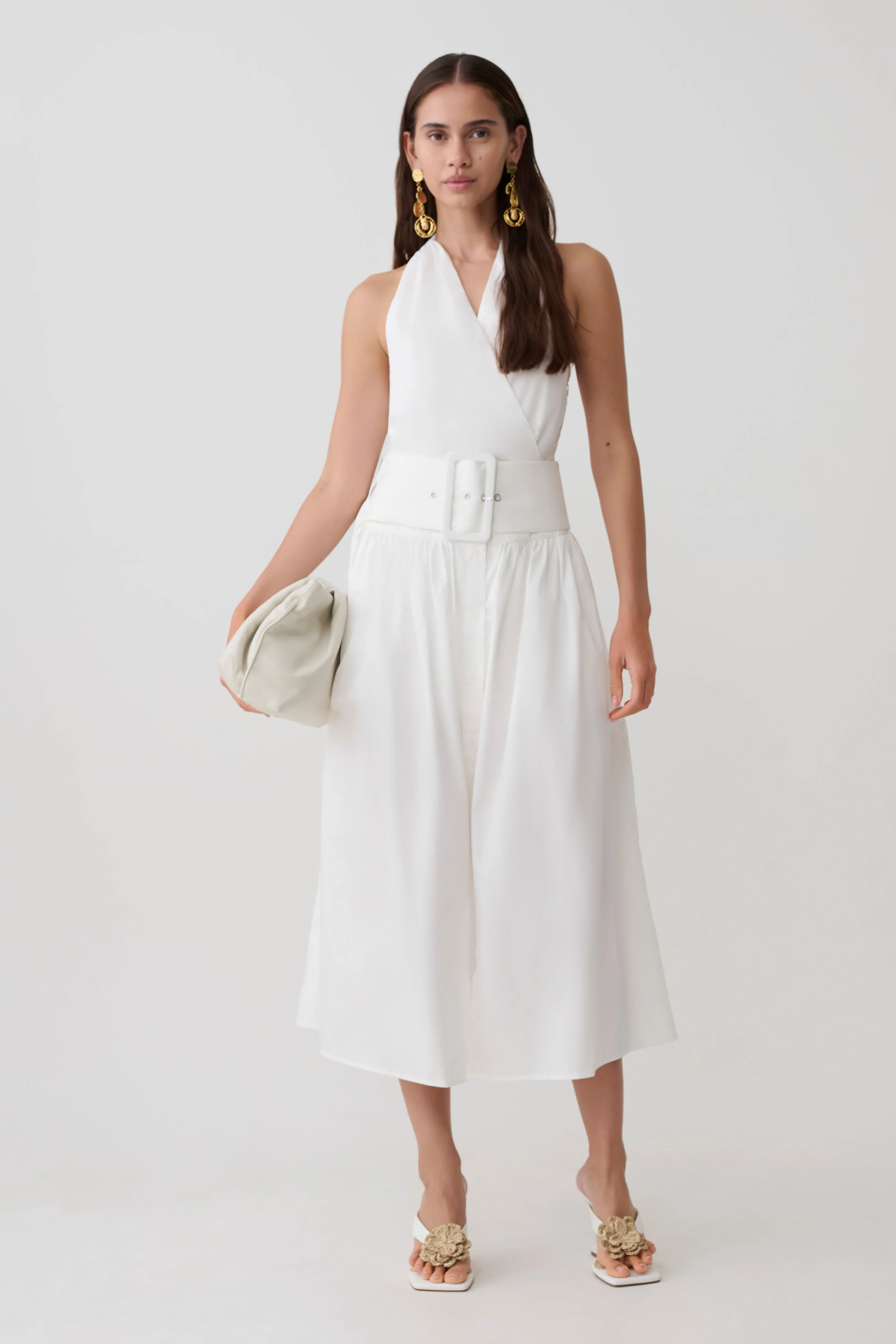 Emery Multi-Wear Cotton Playsuit - White - Image 3