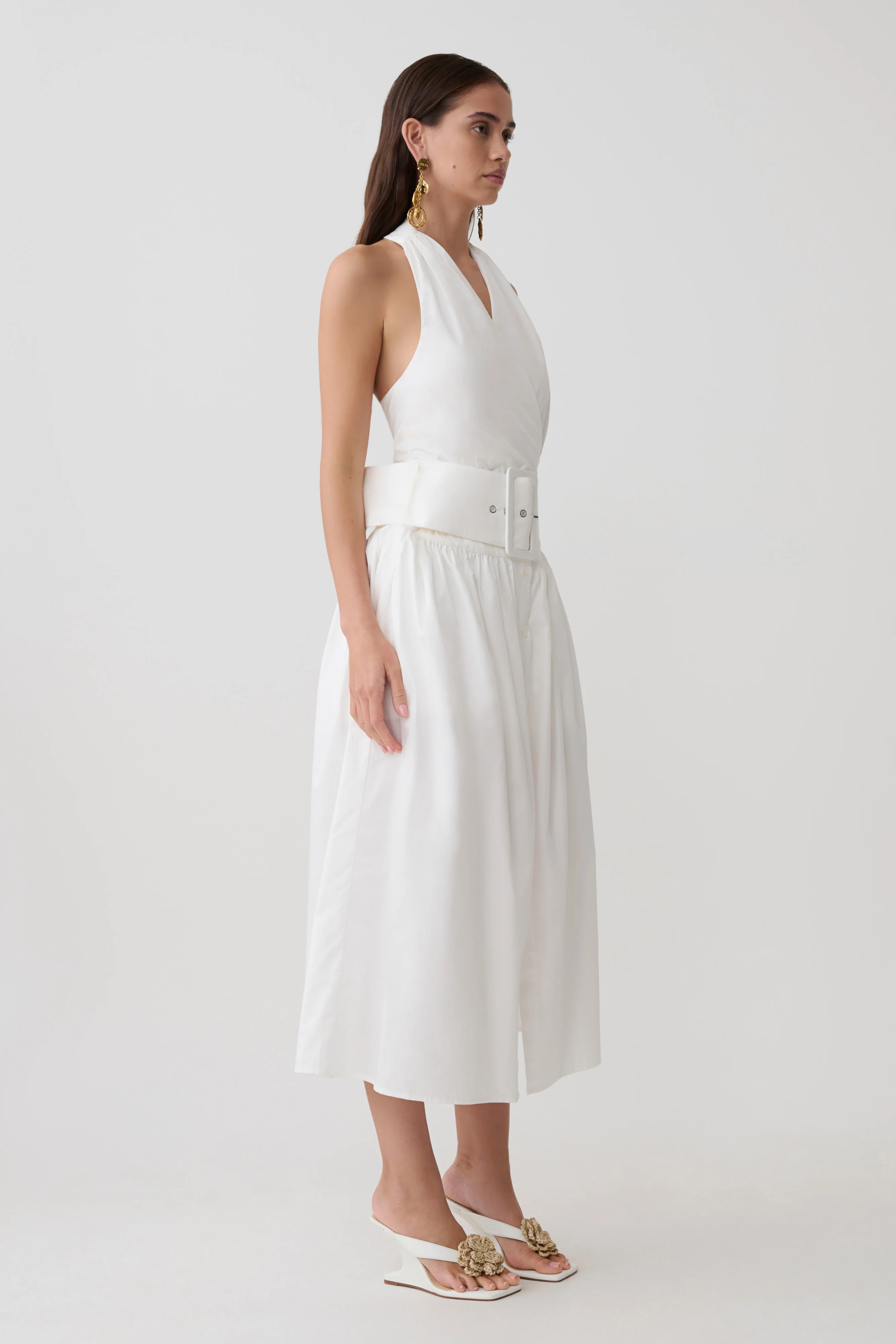 Emery Multi-Wear Cotton Playsuit - White - Image 4