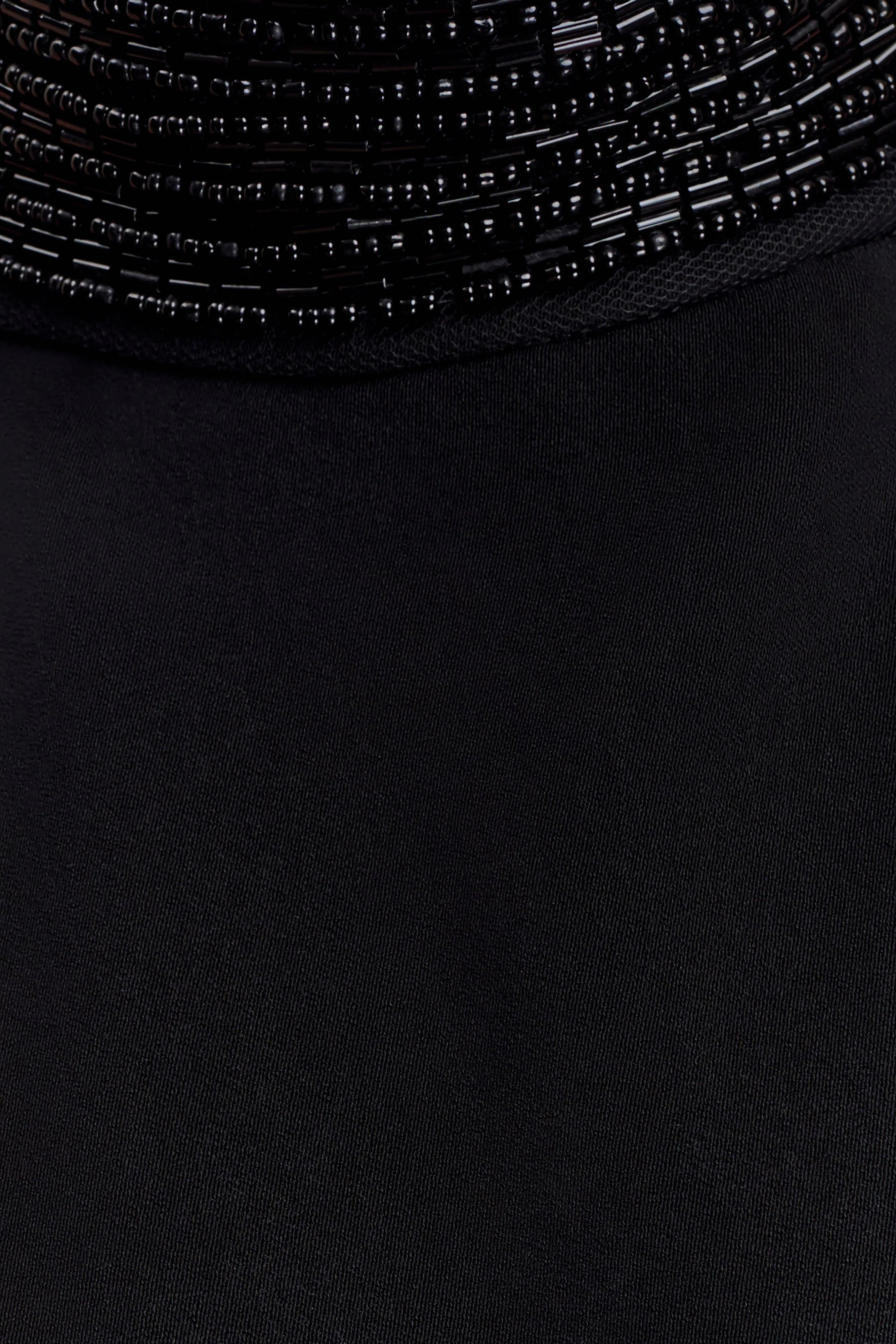 Emilia Beaded Neck Halter Top - Black - Image 10