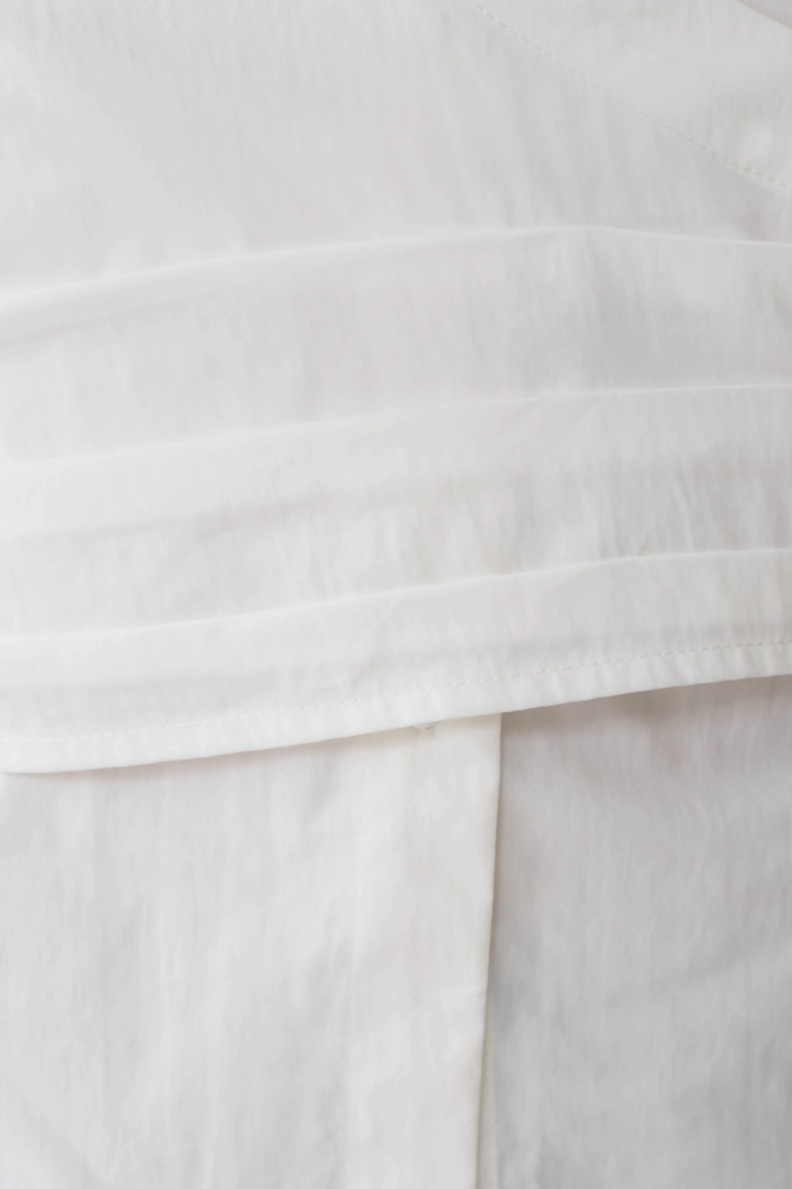 Eugenia Wrap Cotton Shirt - White - Image 7