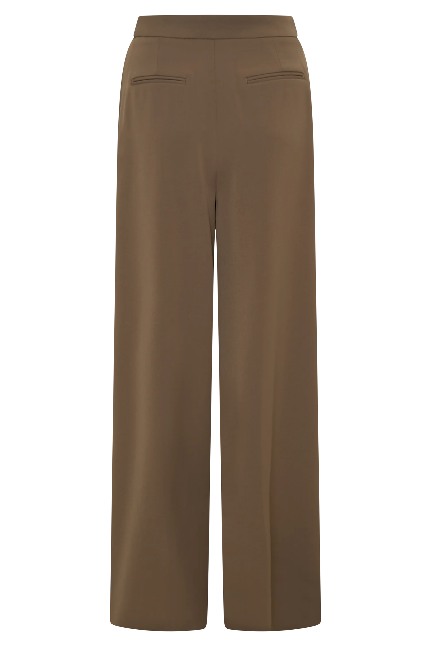 Faith Suiting Wide Leg Pant - Cacao Brown - Image 8