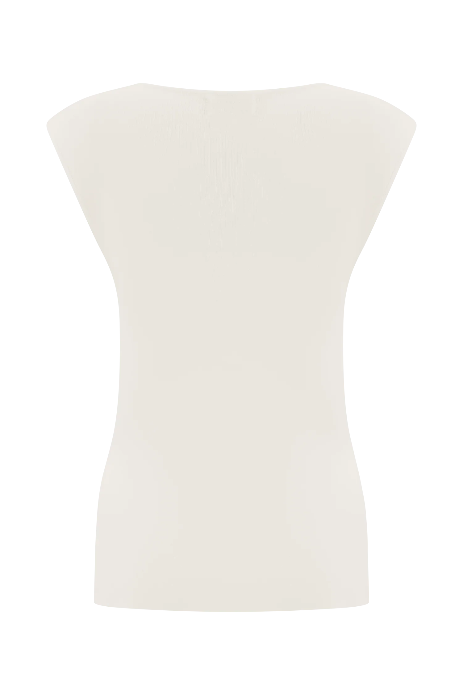 Francisca Cowl Neck Knit Top - White - Image 8
