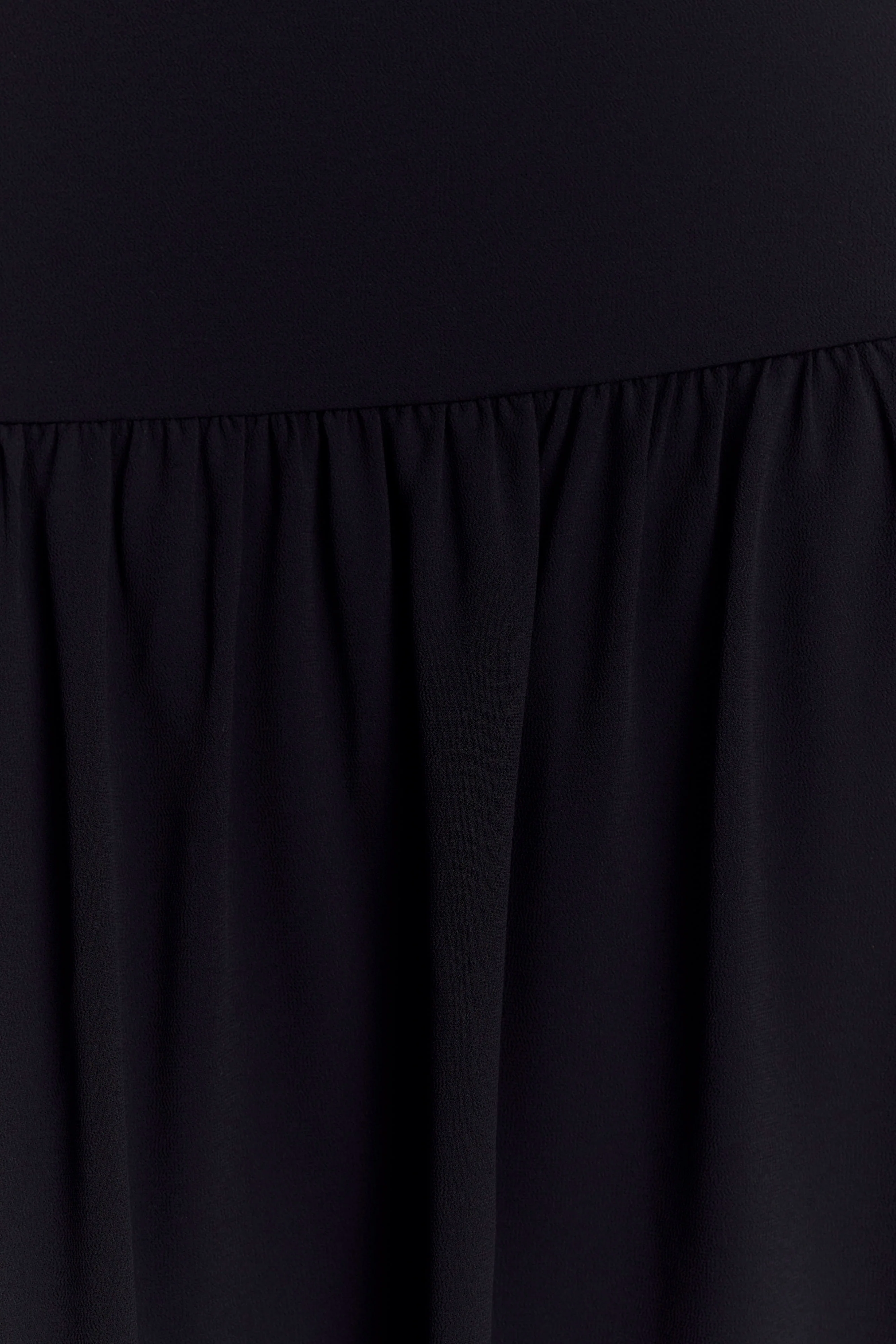 Georgina Chiffon Midi Dress - Black - Image 9