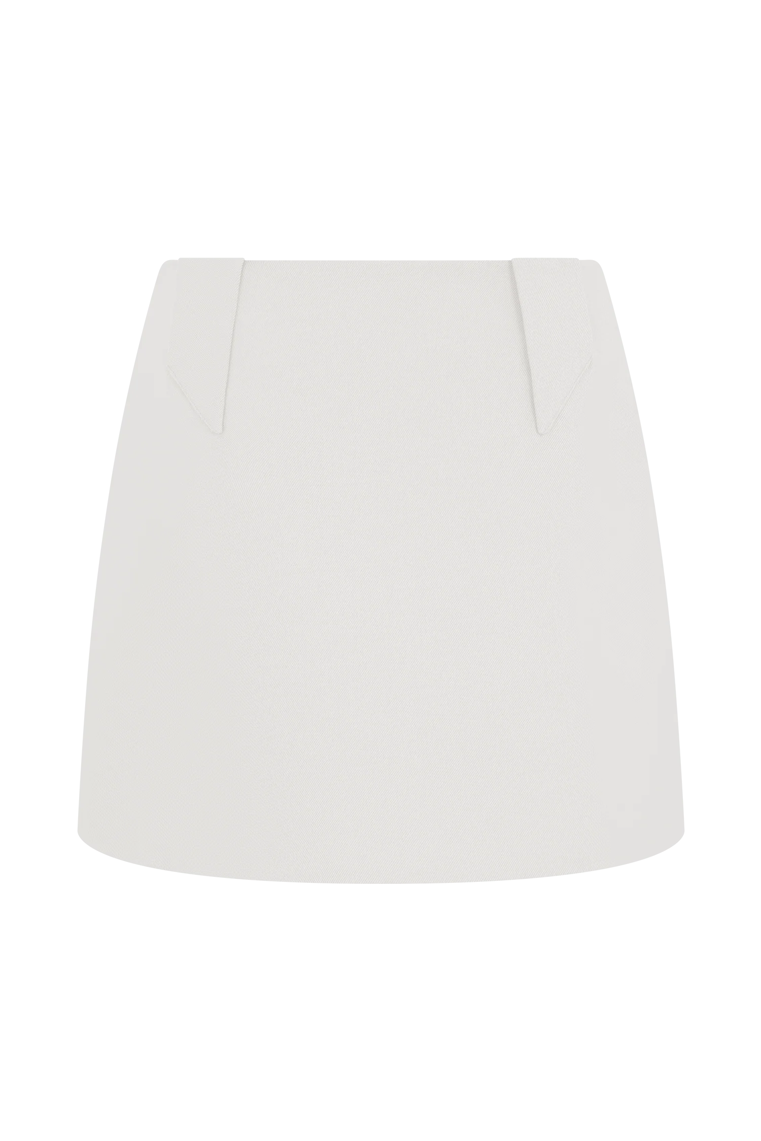 Gina Suiting Mini Skirt - Ivory - Image 8