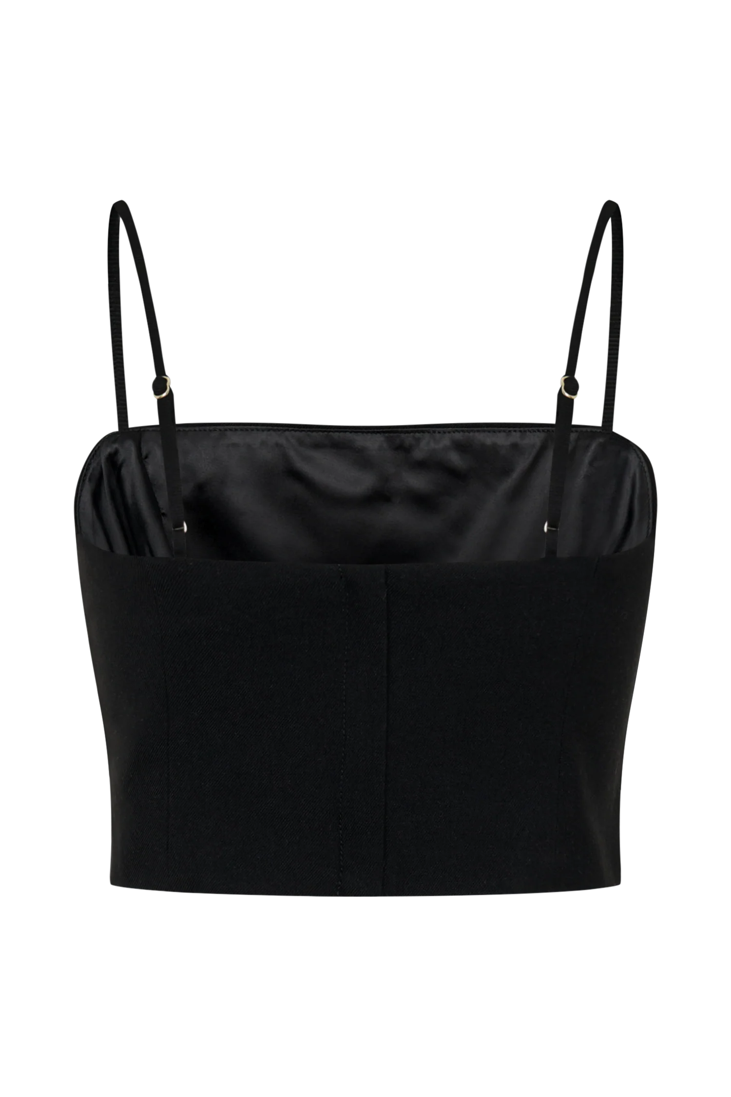 Grace Suiting Crop Top - Black - Image 10