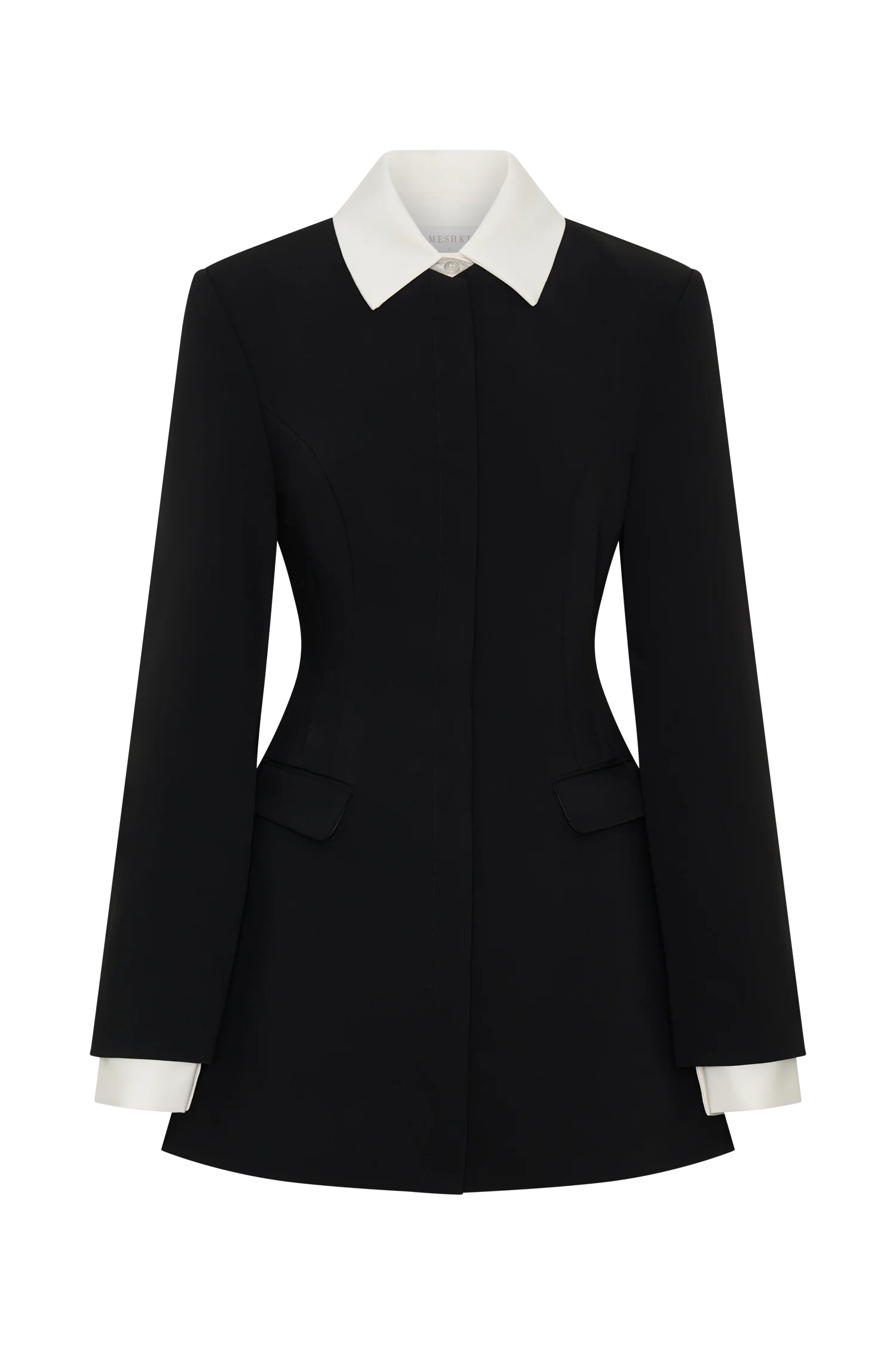 Gretchen Suiting Mini Dress - Black - Image 11