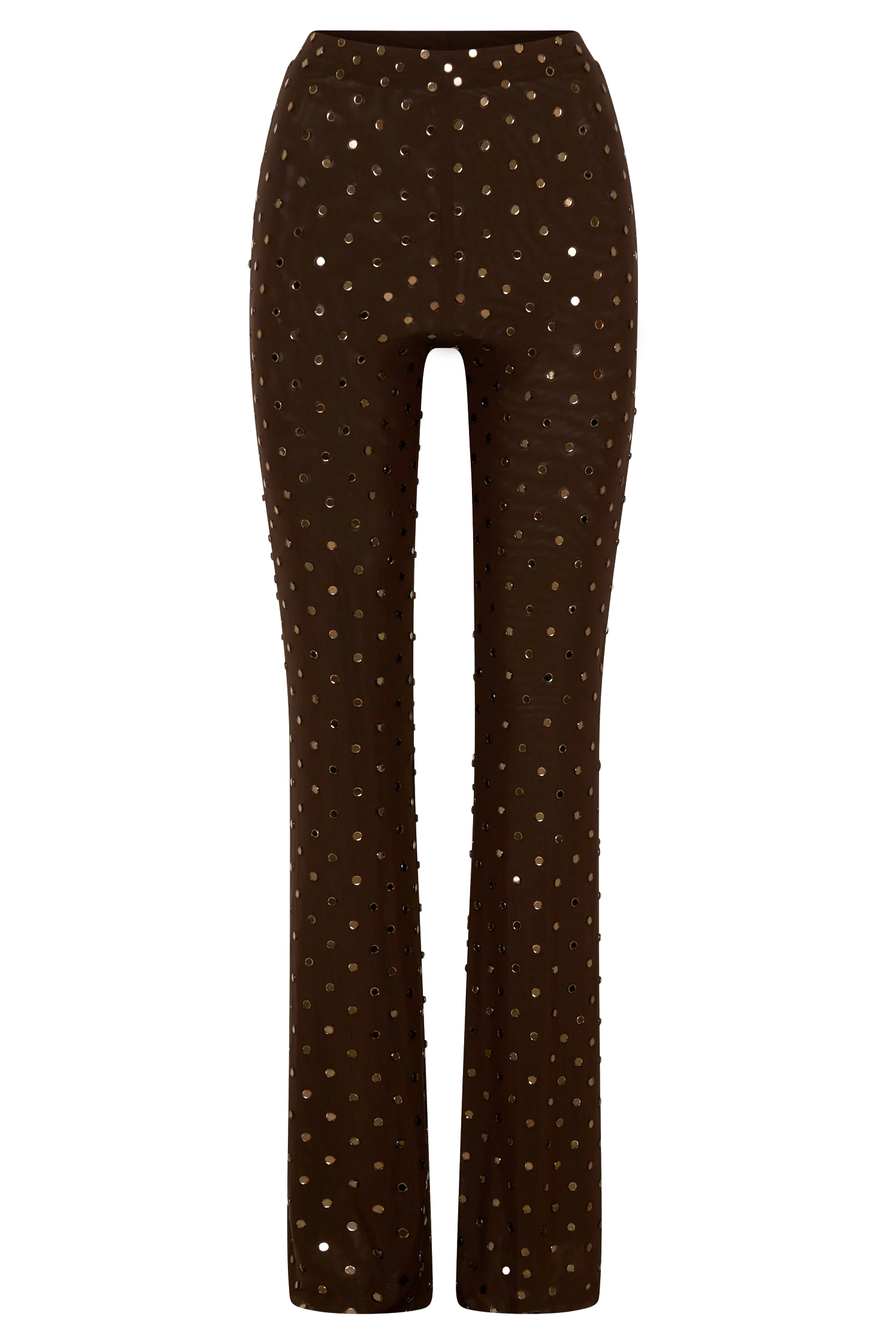 Jackie Diamante Straight Leg Pants - Chocolate - Image 7