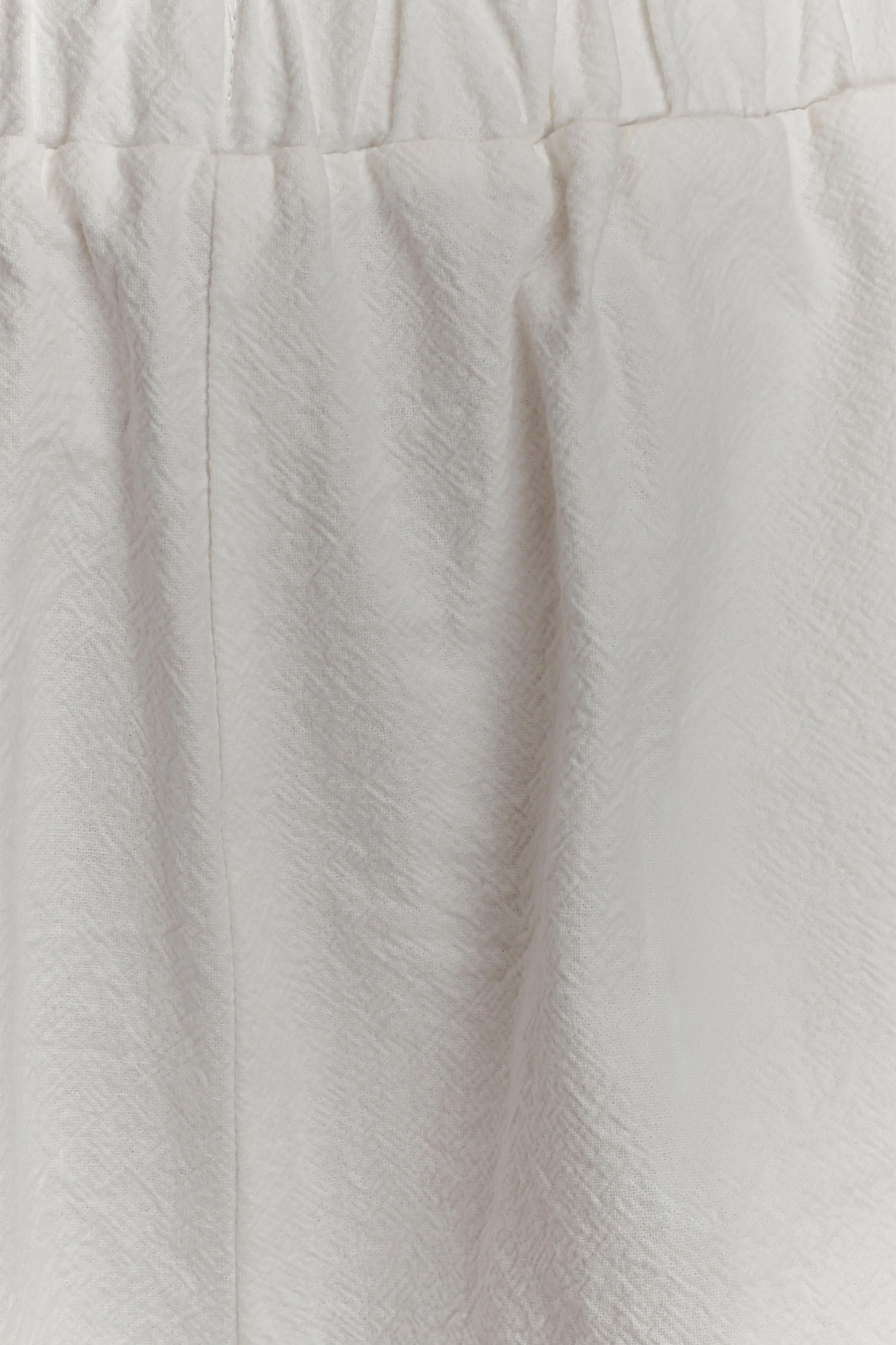 Janayia Cotton Wide Leg Pants - White - Image 7