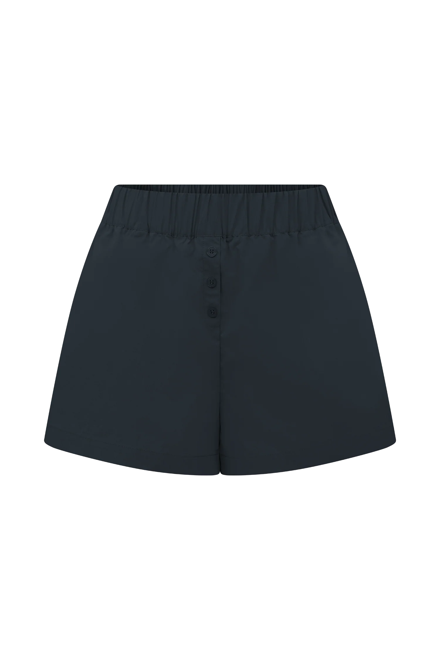 Johanna Cotton Relaxed Shorts - Navy - Image 9