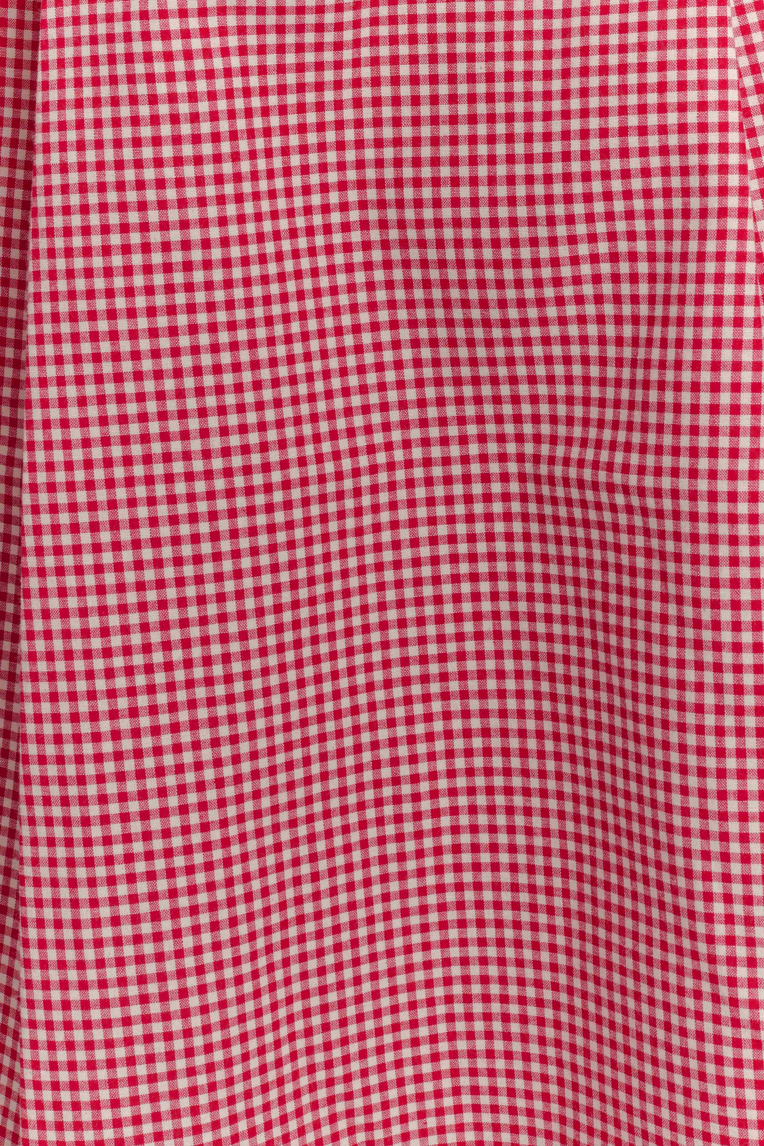 Juana Halter Midi Dress - Red Gingham - Image 8