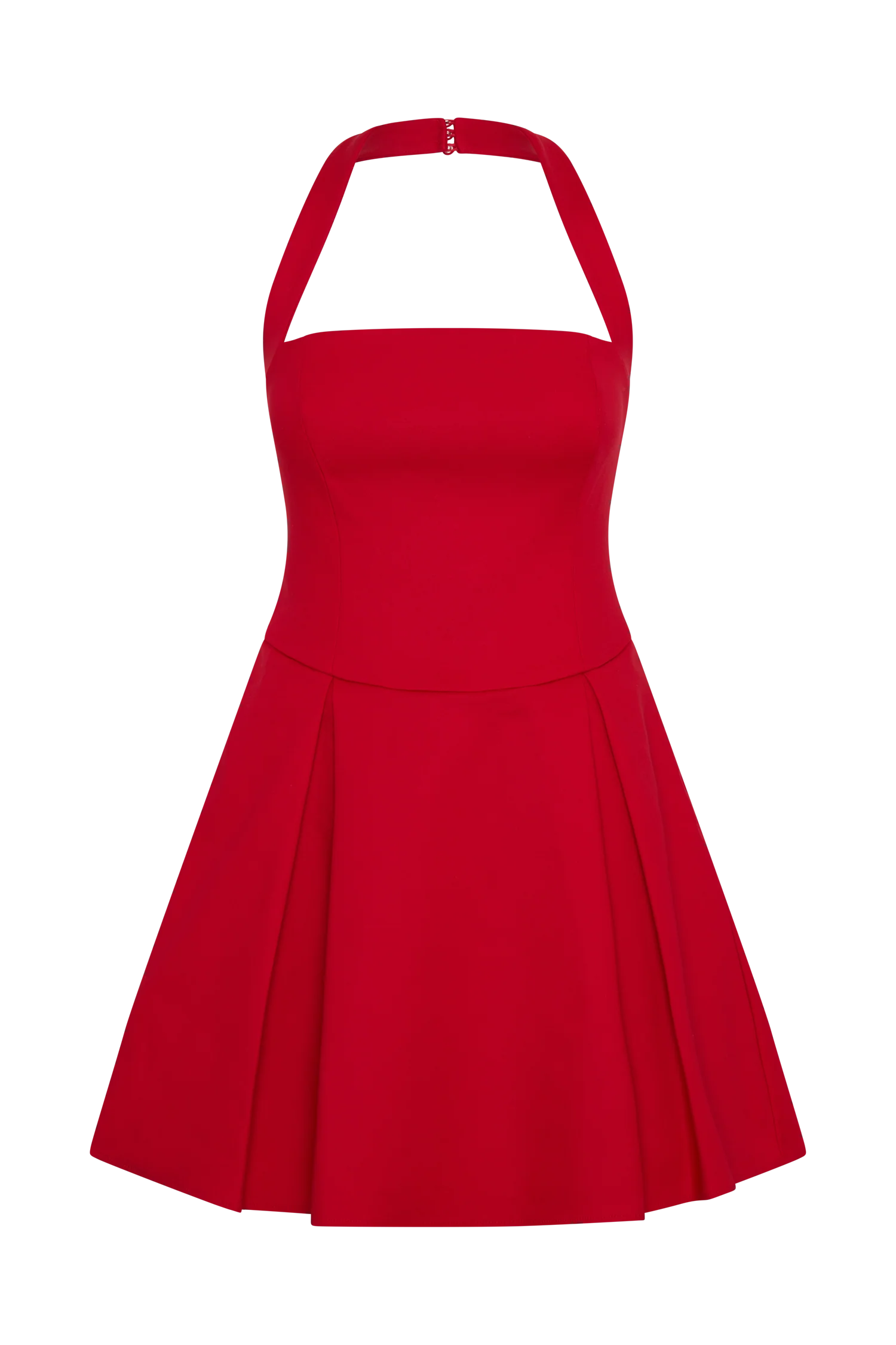 Julia Halter Mini Dress - Red - Image 8
