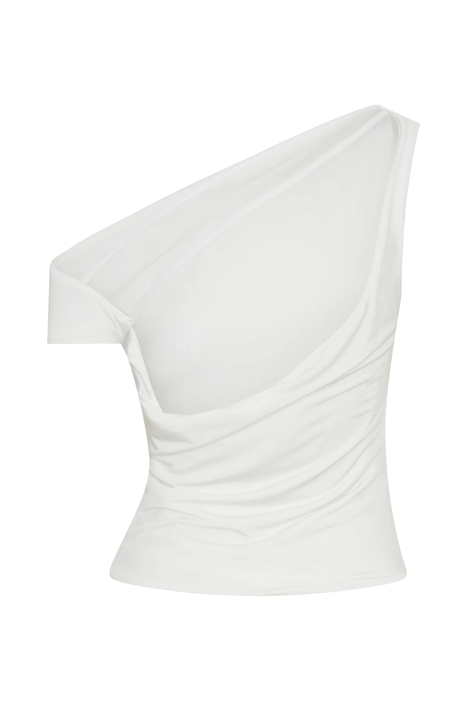 Kacey Slinky Off Shoulder Top - White - Image 8