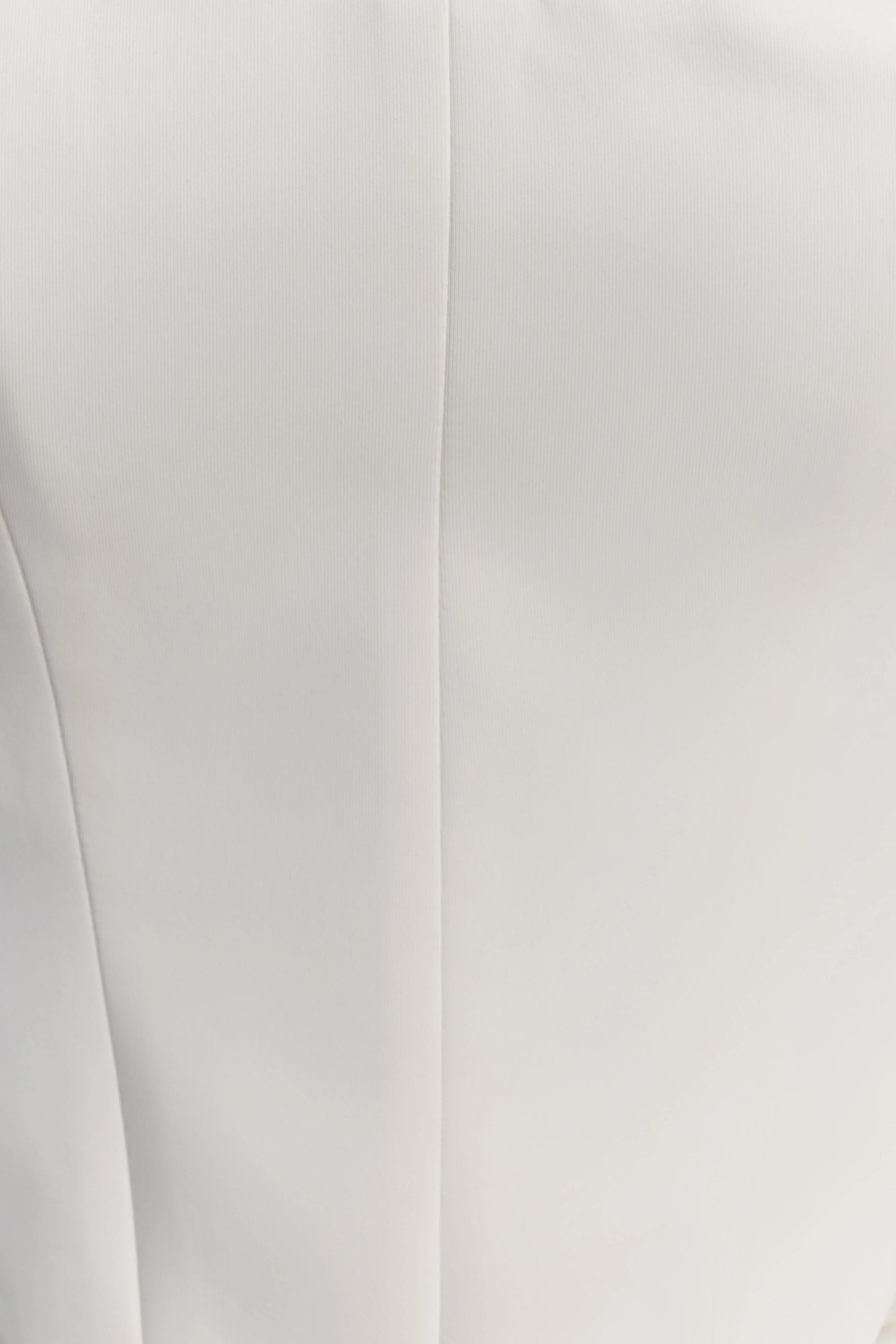 Karina Strapless Scuba Corset  - White - Image 7