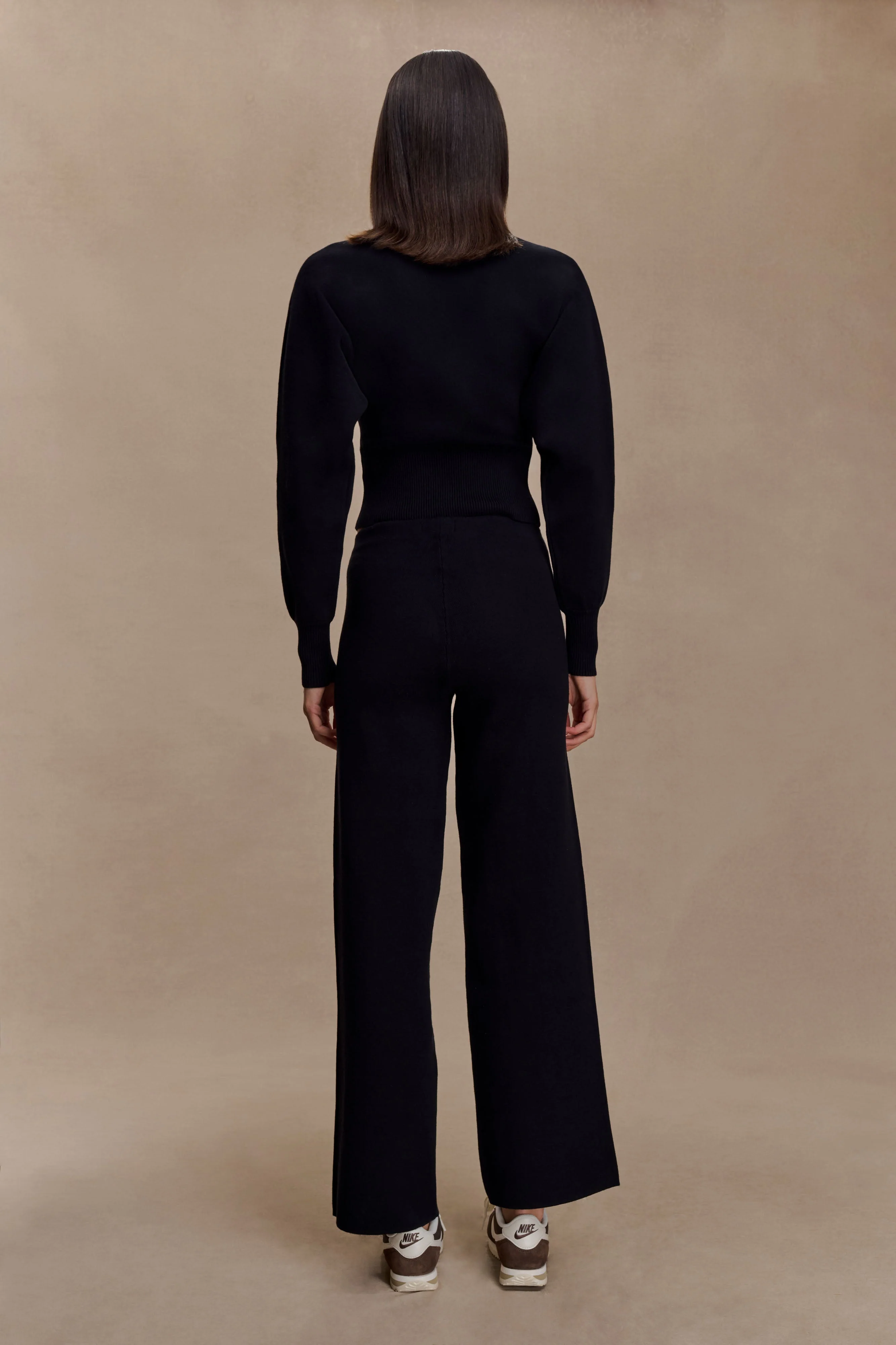 Ciaralee Cinched Waist Jumper - Black - Image 5