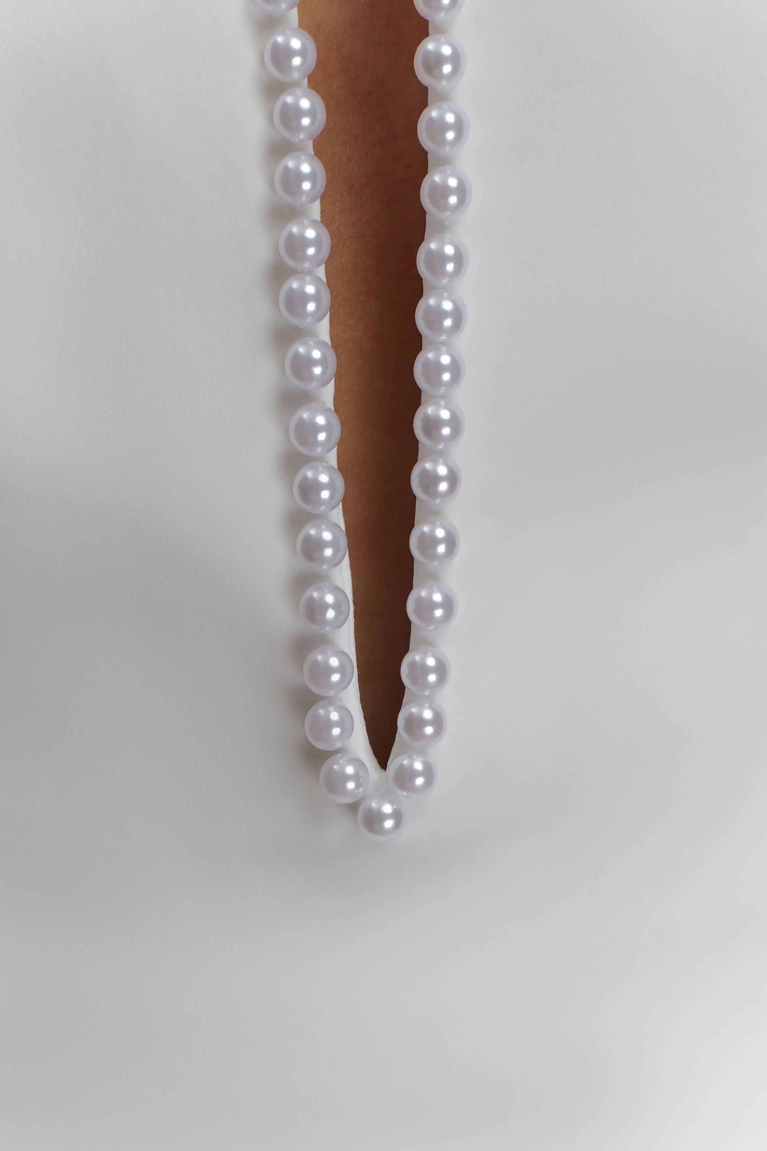 Kingsley Beaded Neckline Mini Dress - Ivory - Image 7
