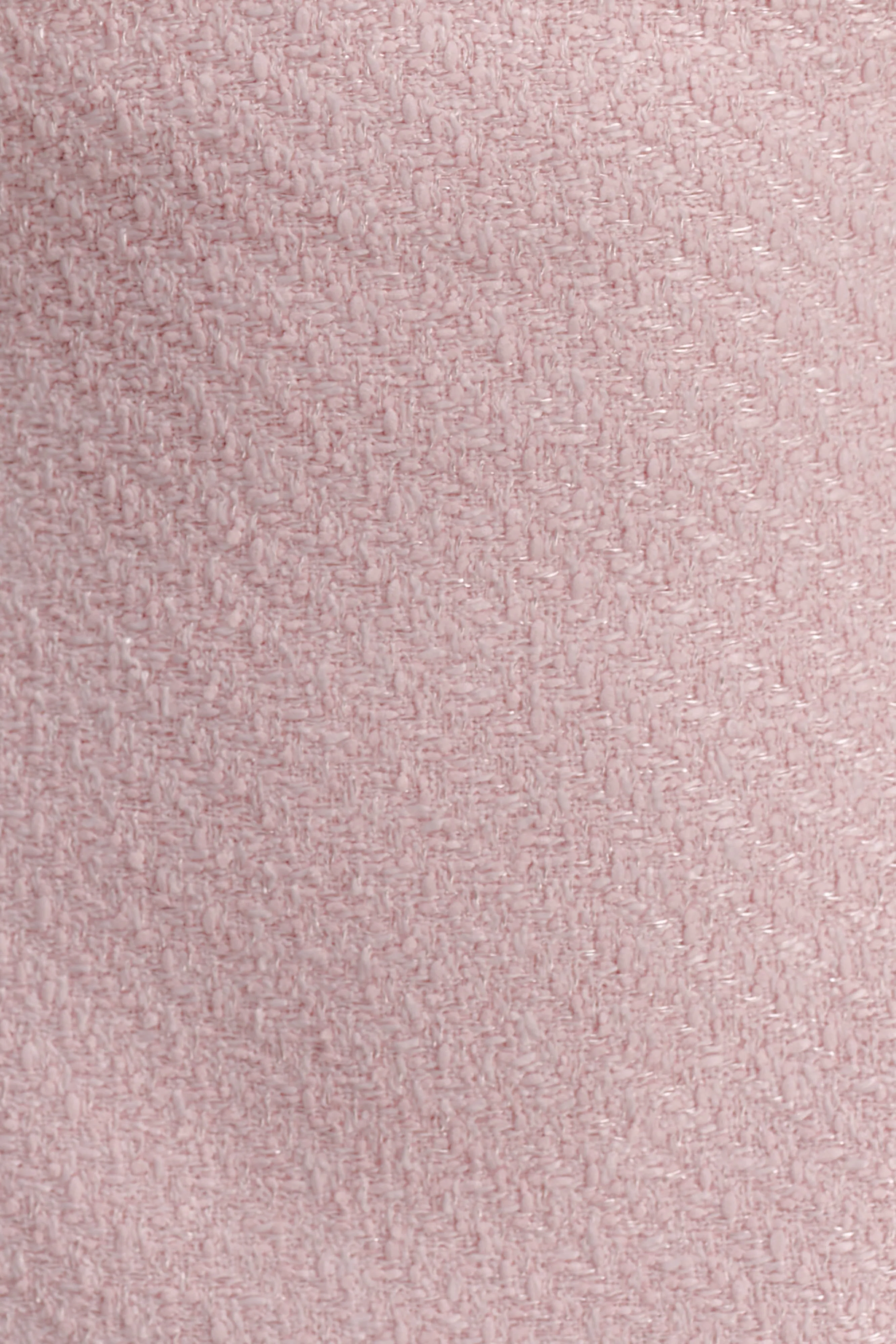 Lea Tweed Sleeveless Mini Dress - Baby Pink - Image 9