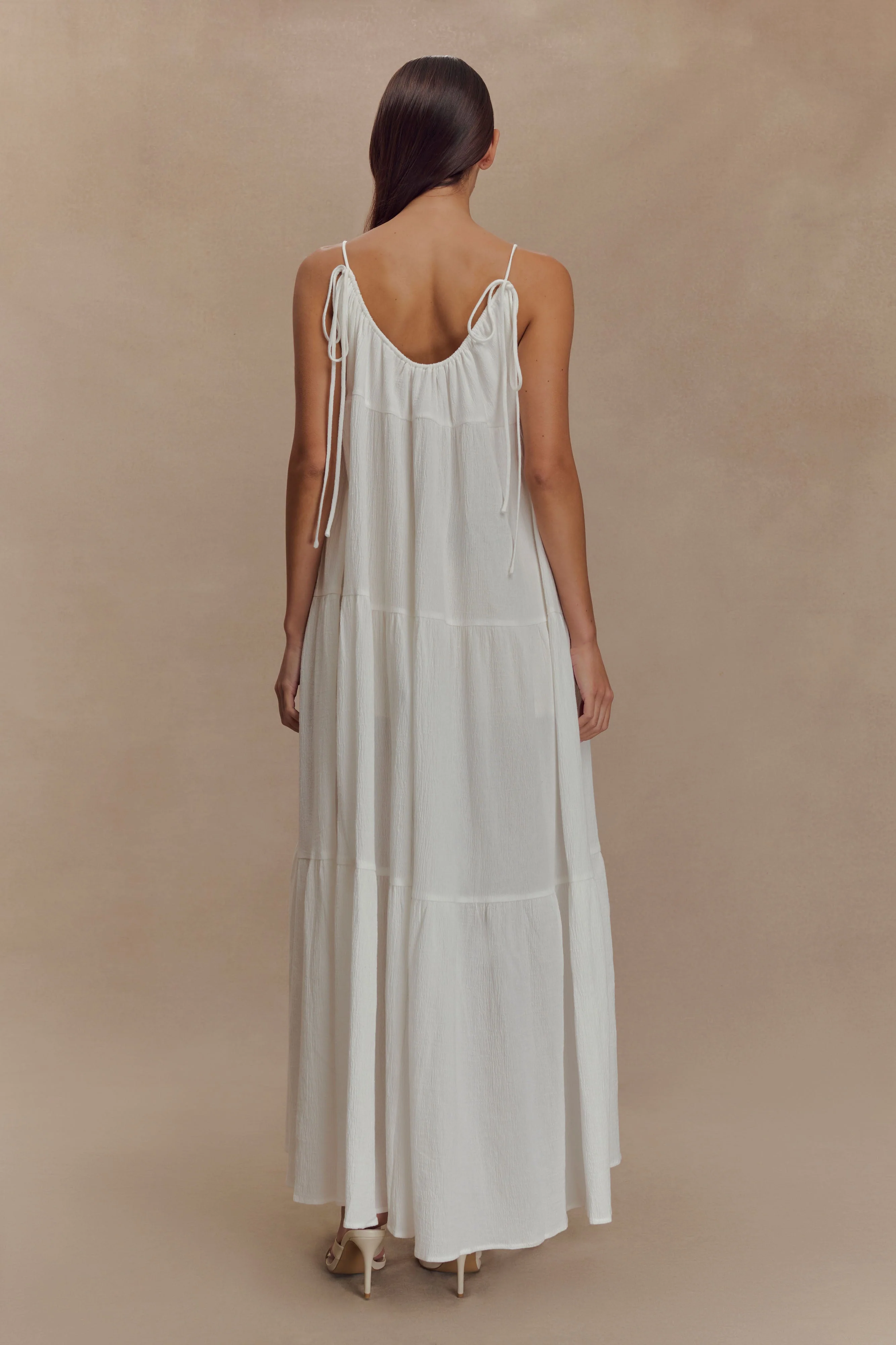 Lenny Front Tie Top - White - Image 4