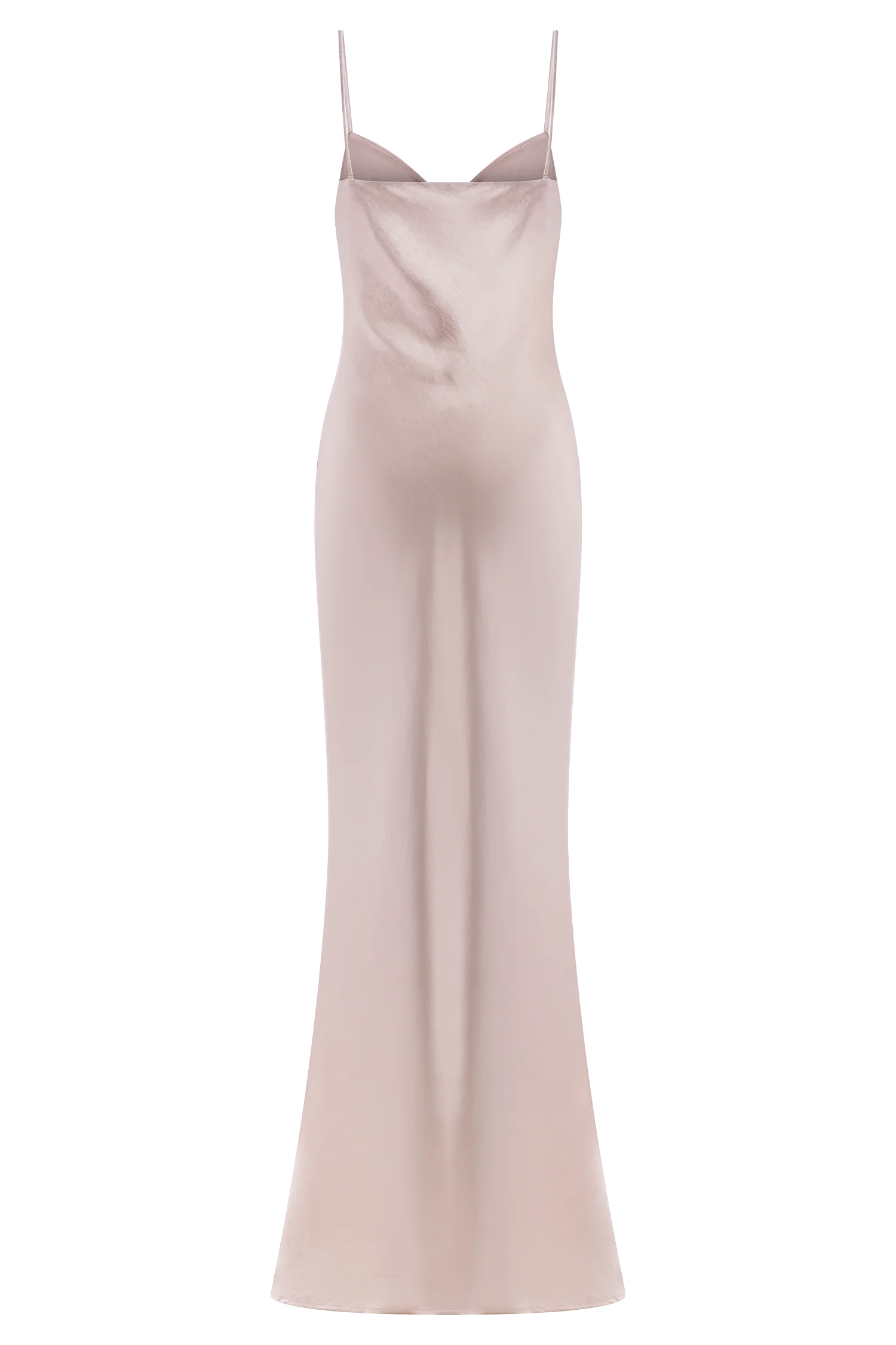 Lilly Sweetheart Satin Maxi Dress - Soft Pink - Image 12