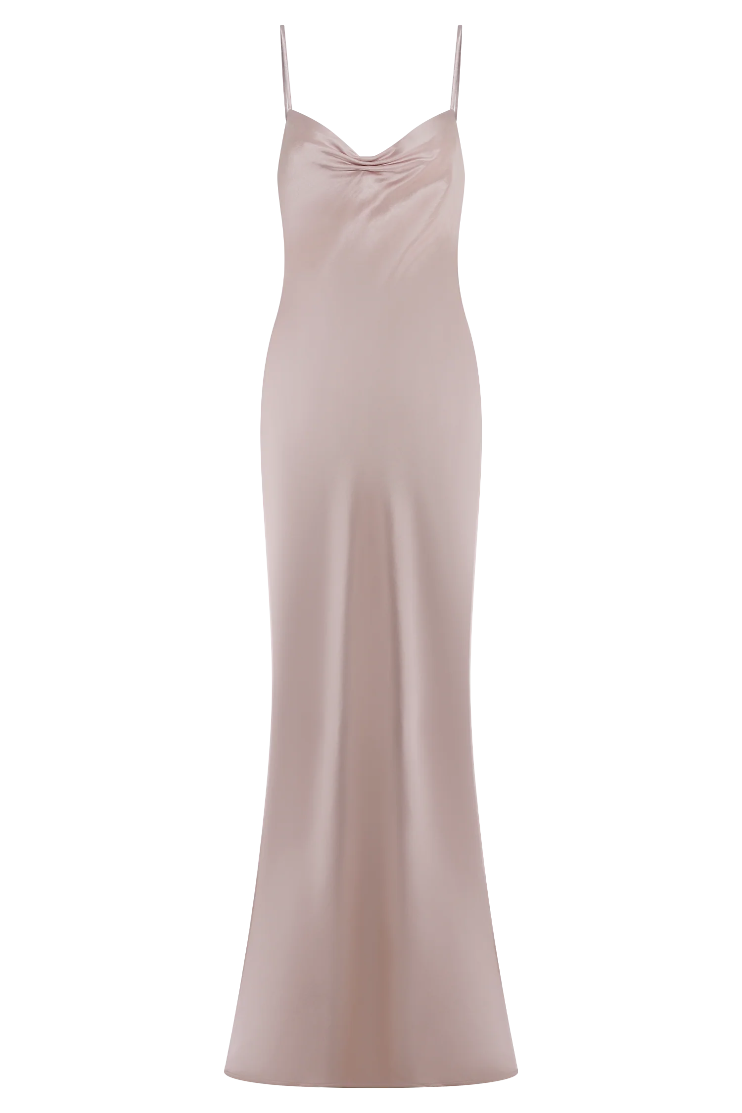 Lilly Sweetheart Satin Maxi Dress - Soft Pink - Image 13