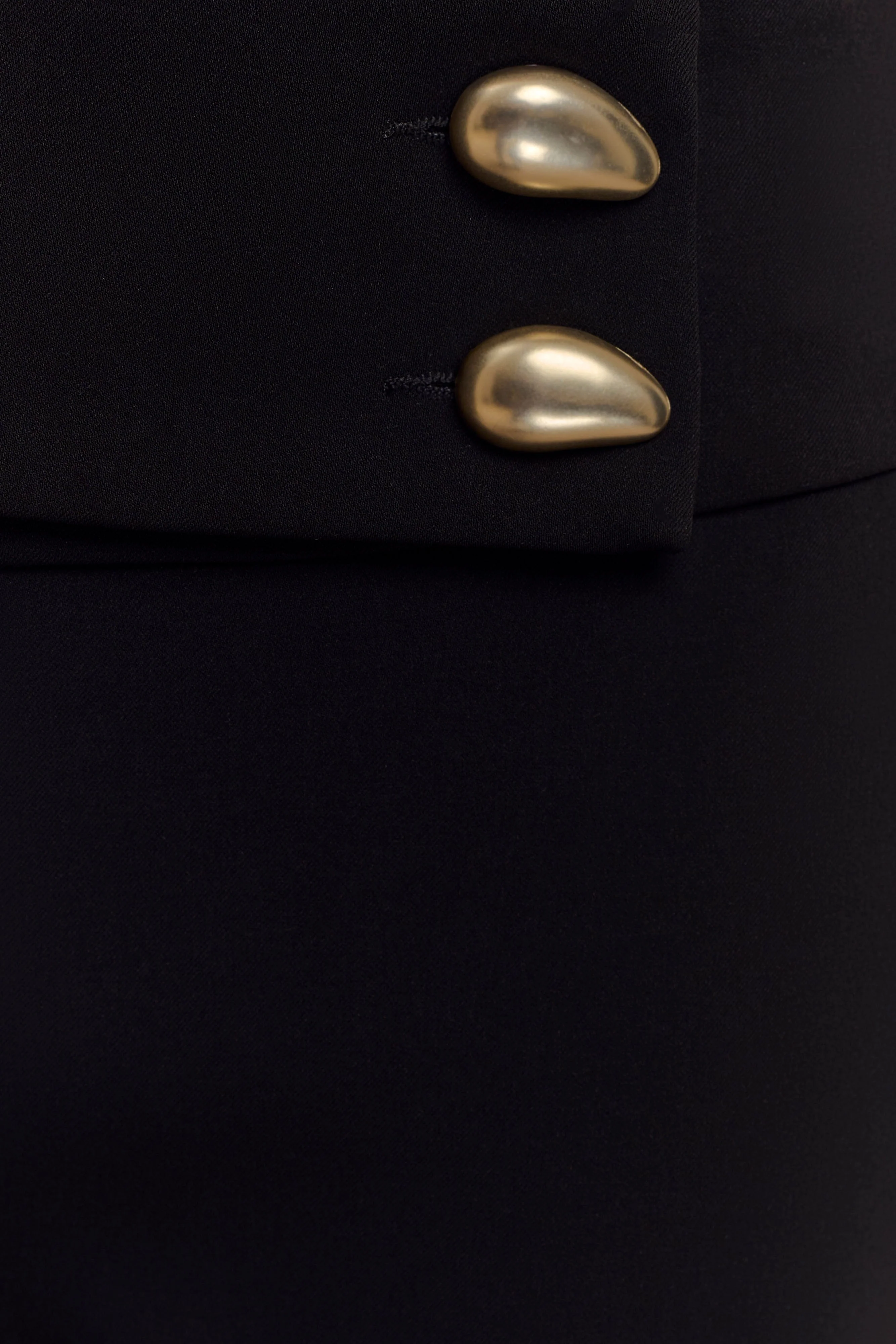 Lindie Straight Leg Suiting Pants - Black - Image 7