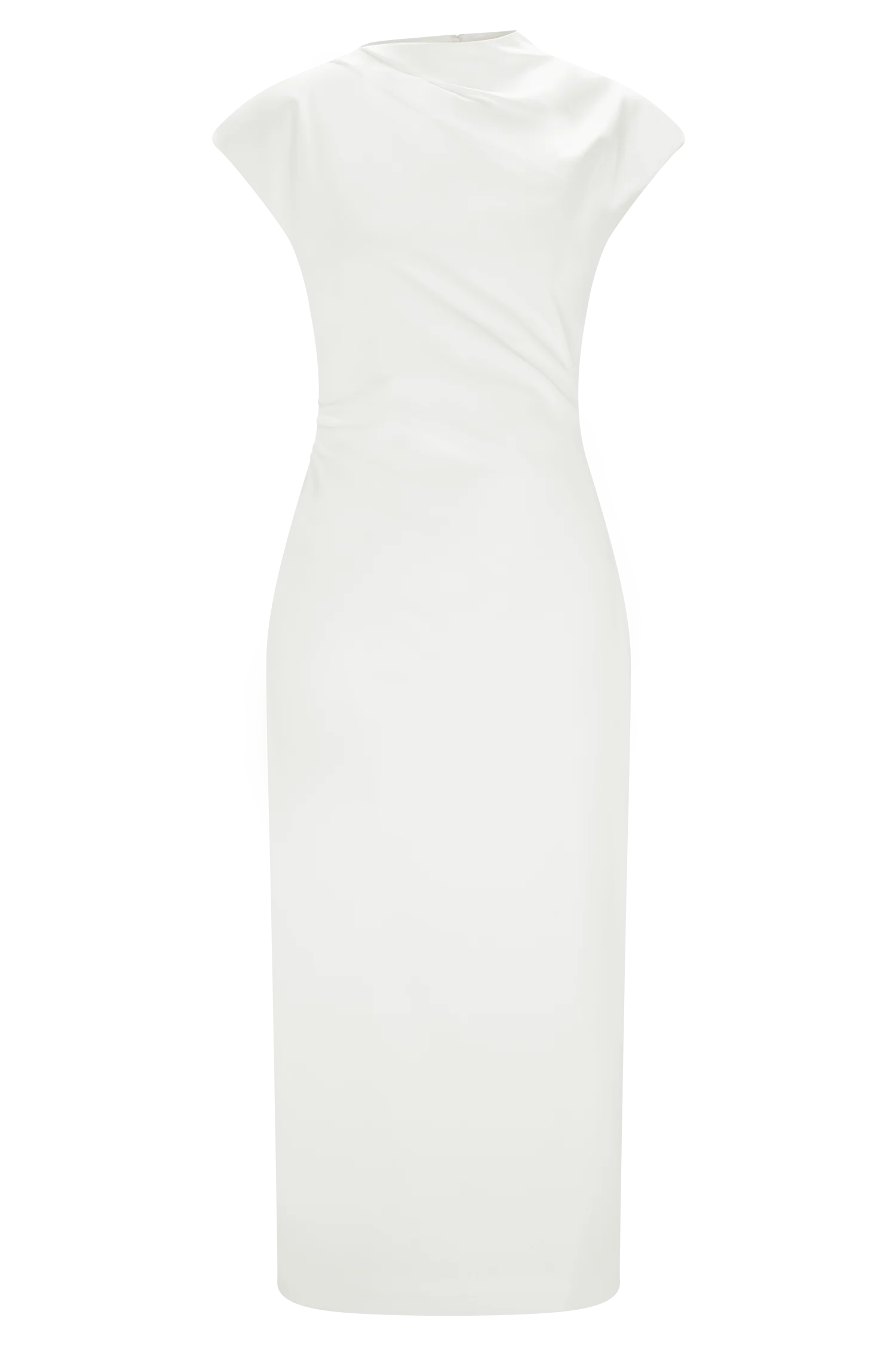 Lorena Cotton Midi Dress - White - Image 7