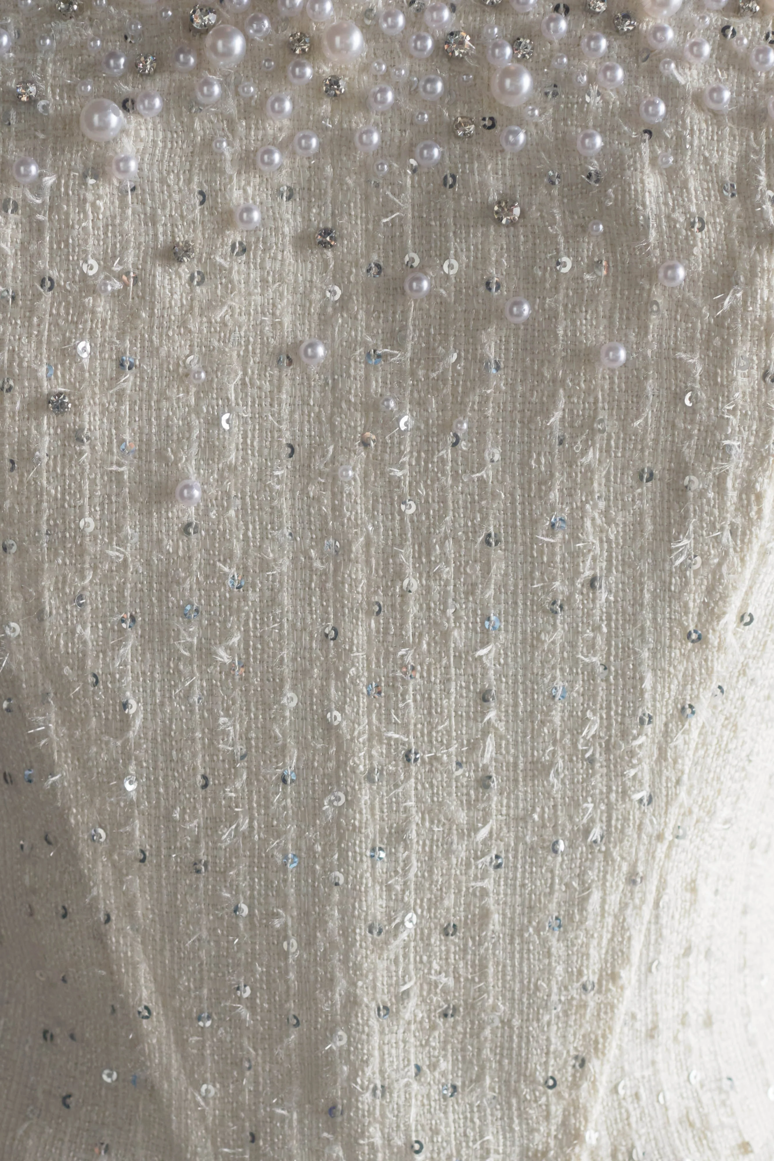 Lorrie Tweed Corset Mini Dress - White - Image 8